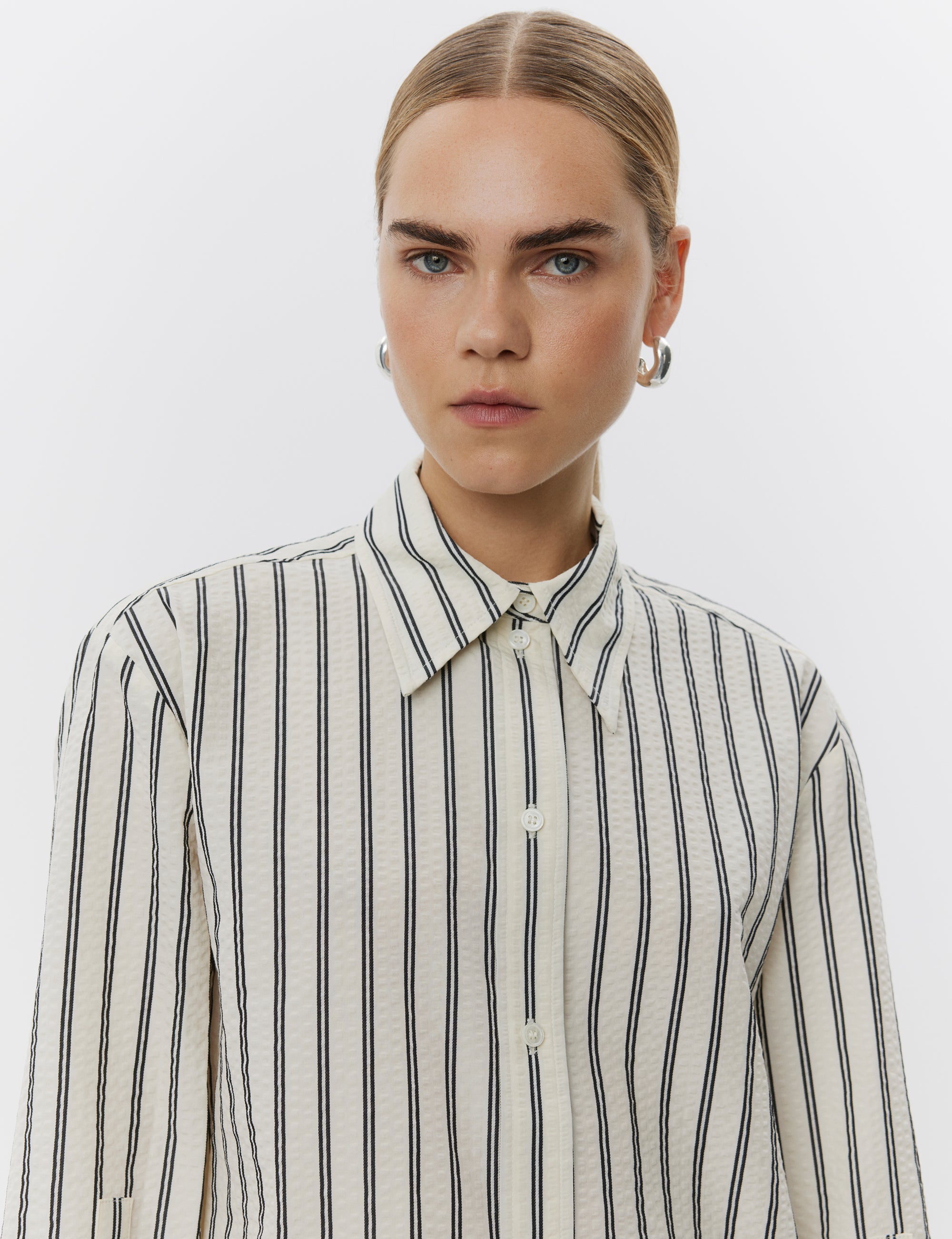 DAY Birger ét Mikkelsen Mylo - Delicate Stripes Shirts & Blouses 500152 PISTACHIO STRIPE