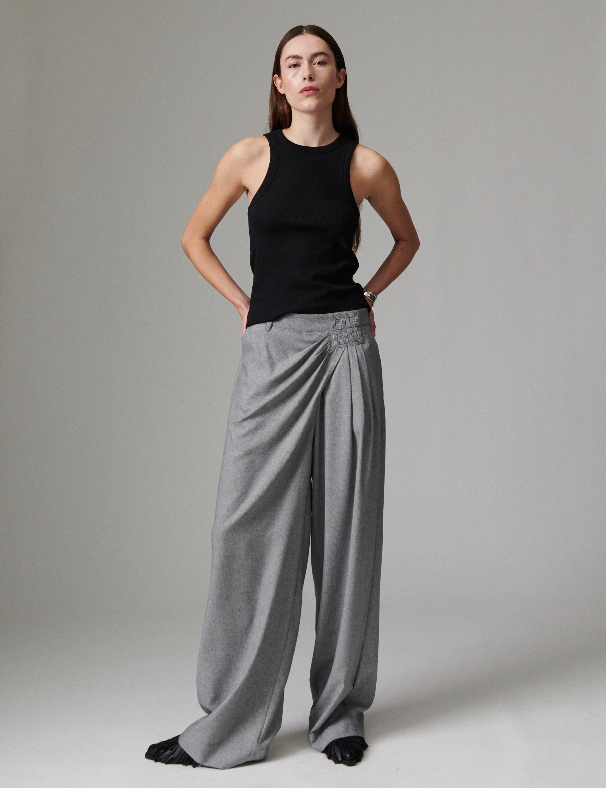 DAY Birger ét Mikkelsen Onyx - Corporate Day - Pants Pants 500006 Medium Grey Melange