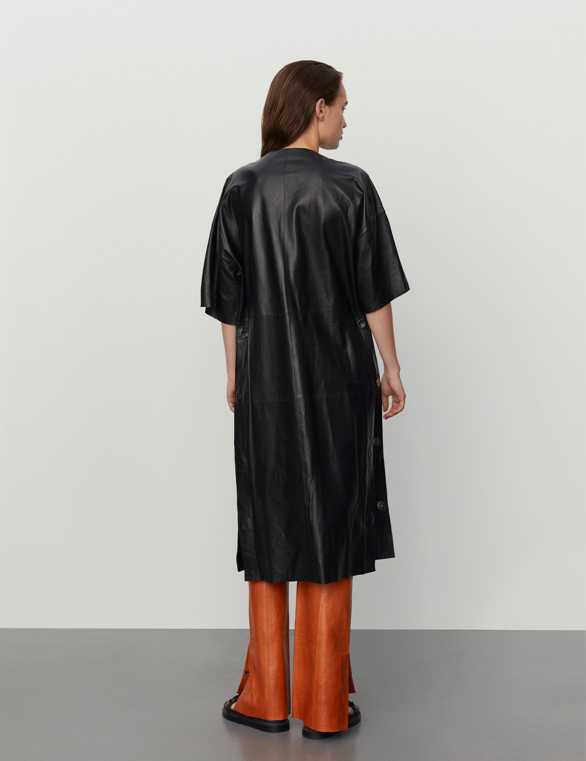 DAY Birger ét Mikkelsen Ottilie - Soft Leather Dress 190303 Black