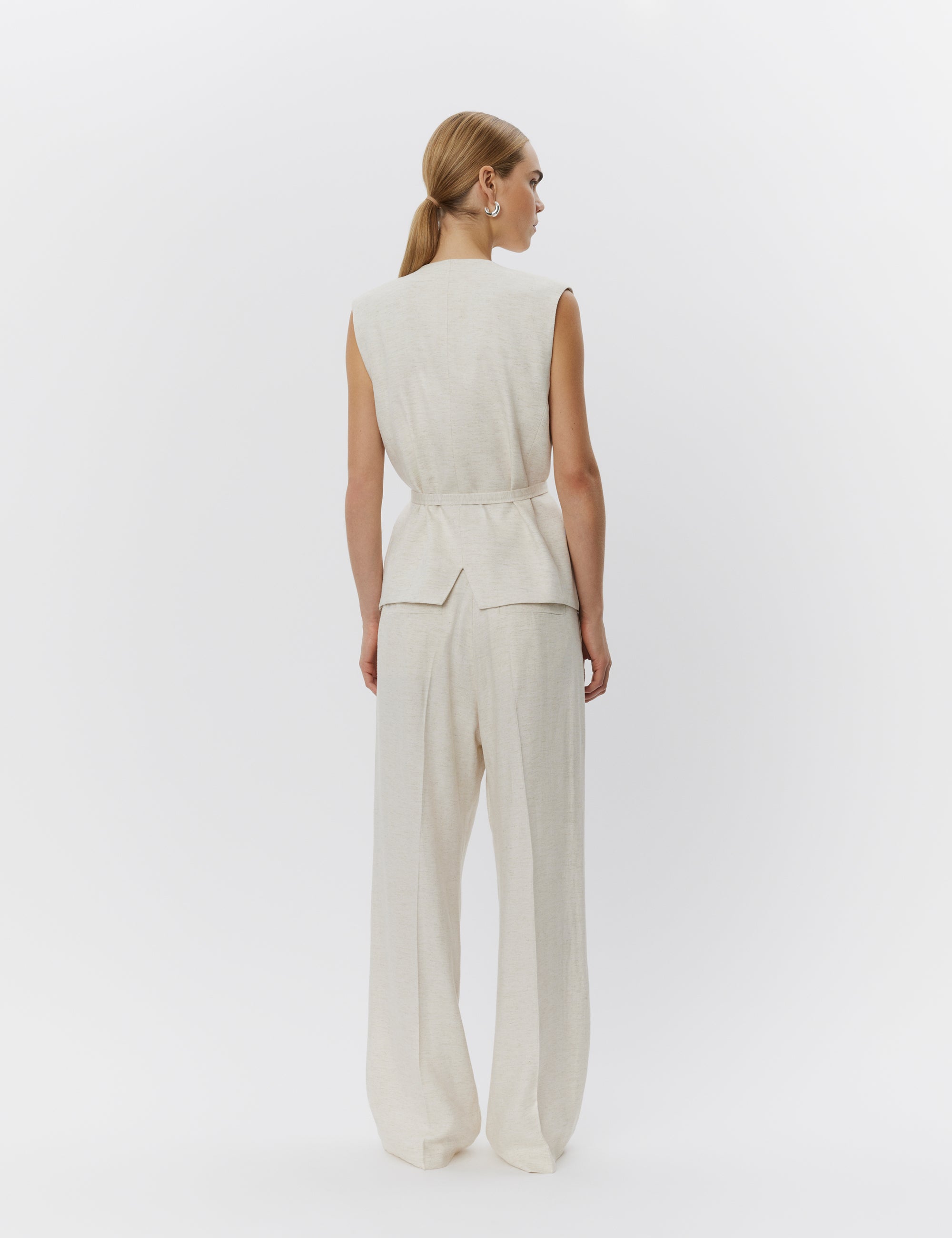 DAY Birger ét Mikkelsen Palmer - Summer Tweed Waistcoat 120110 PISTACHIO SHELL.