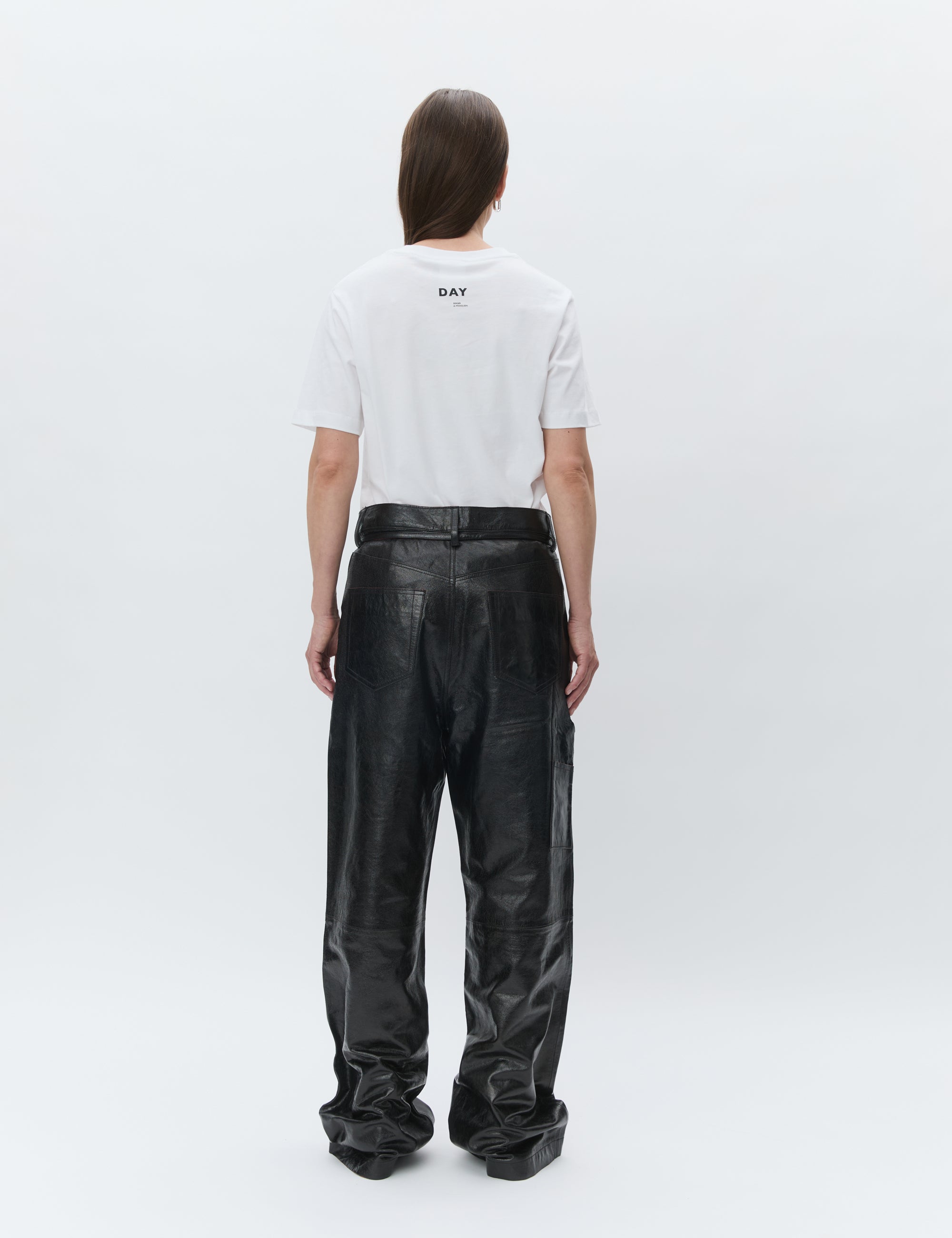 DAY Birger ét Mikkelsen Parry - Heavy Jersey RD Tops & T-Shirts 110601 Bright White