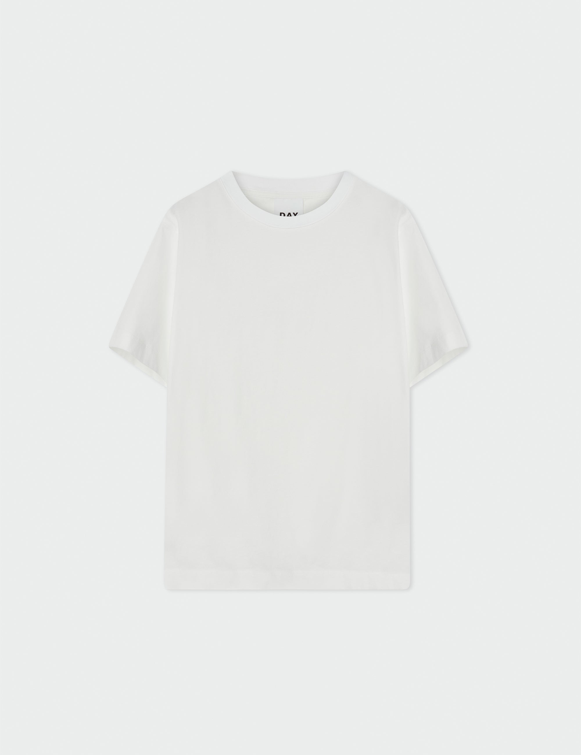DAY Birger ét Mikkelsen Parry - Heavy Jersey RD Tops & T-Shirts 110601 Bright White