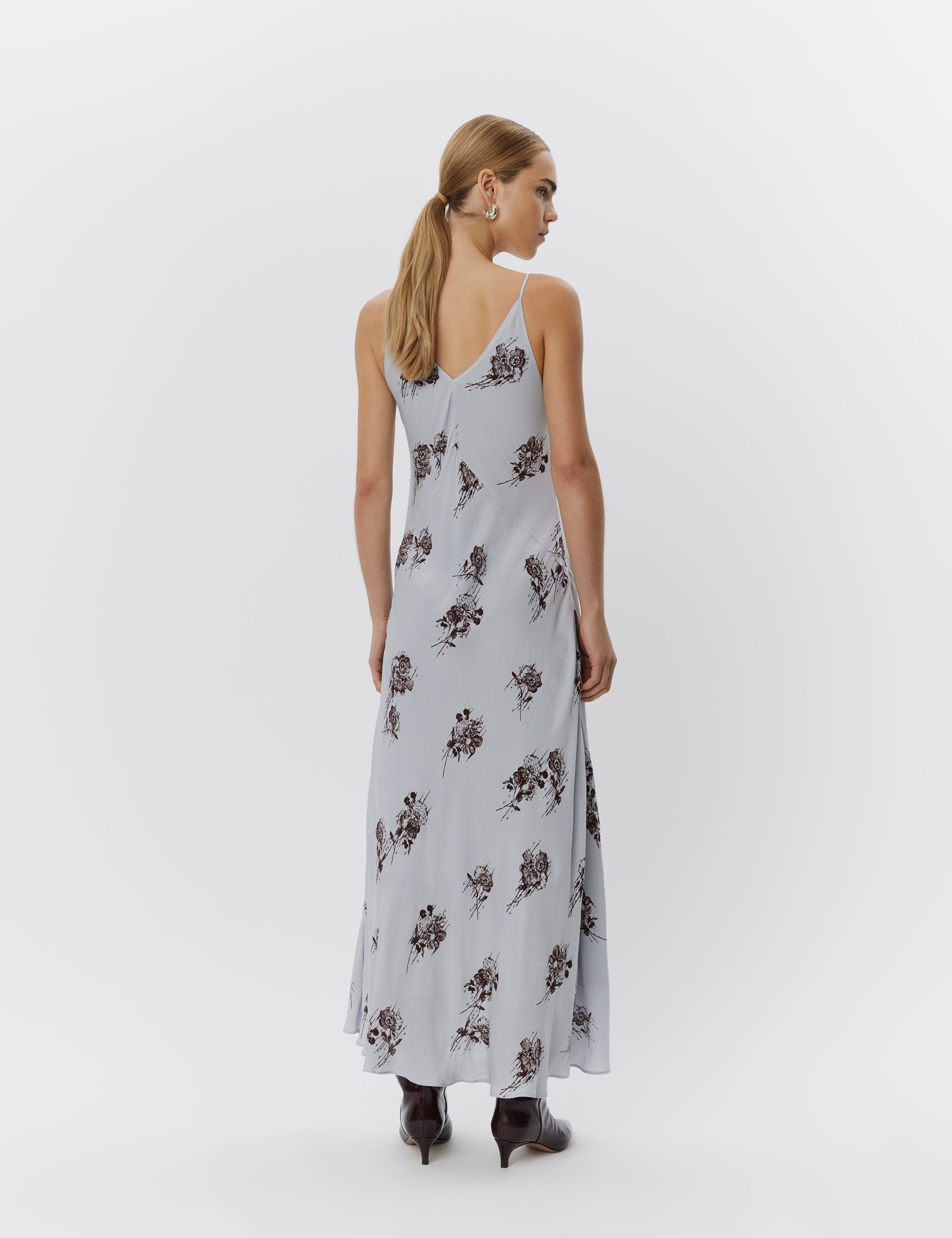 DAY Birger ét Mikkelsen Peach - Pearl Falling FLowers Dress 500153 PEARL FALLING FLOWER