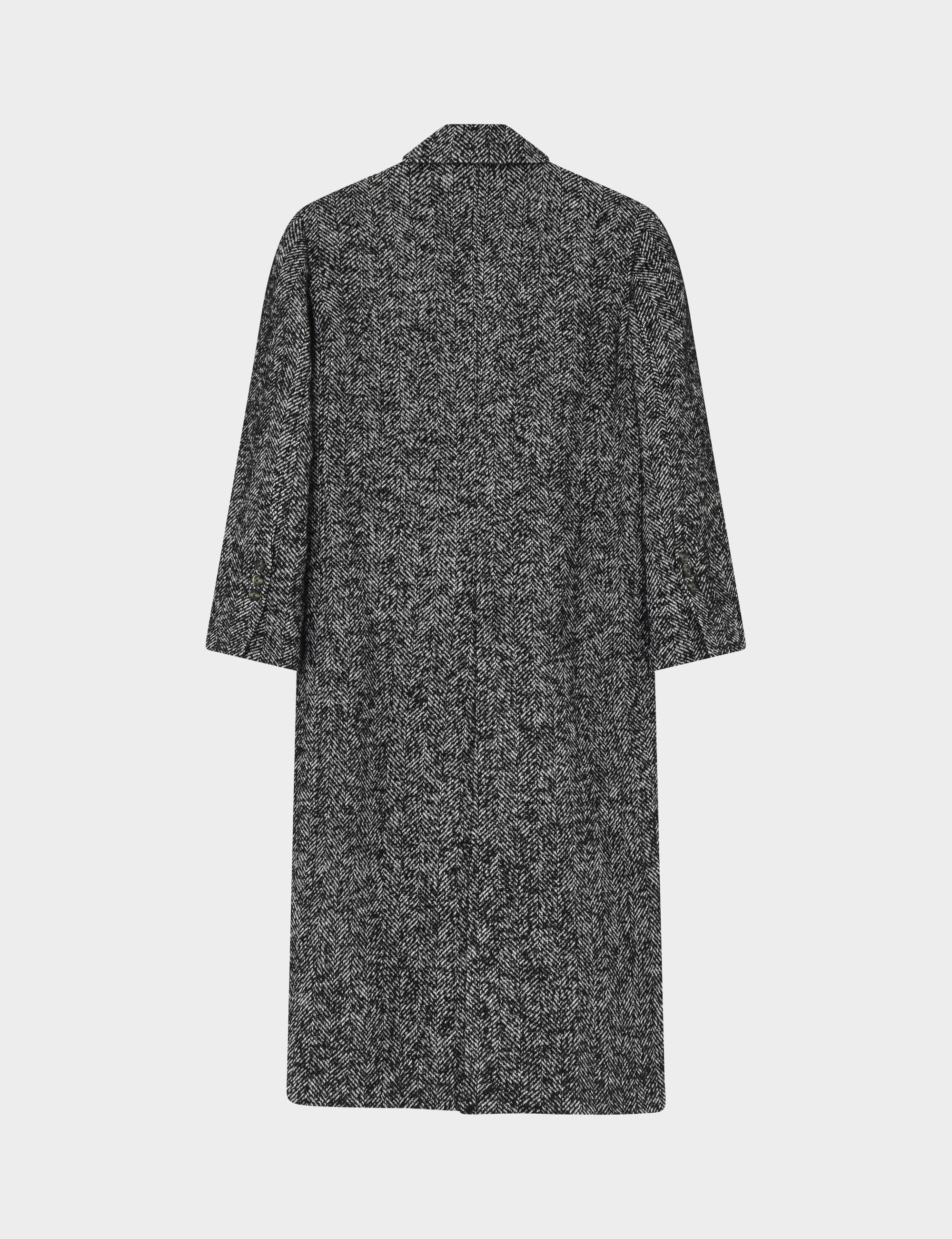 DAY Birger ét Mikkelsen Philippine - Heavy Slub Wool Coats & Jackets 500015 BLACK MIX