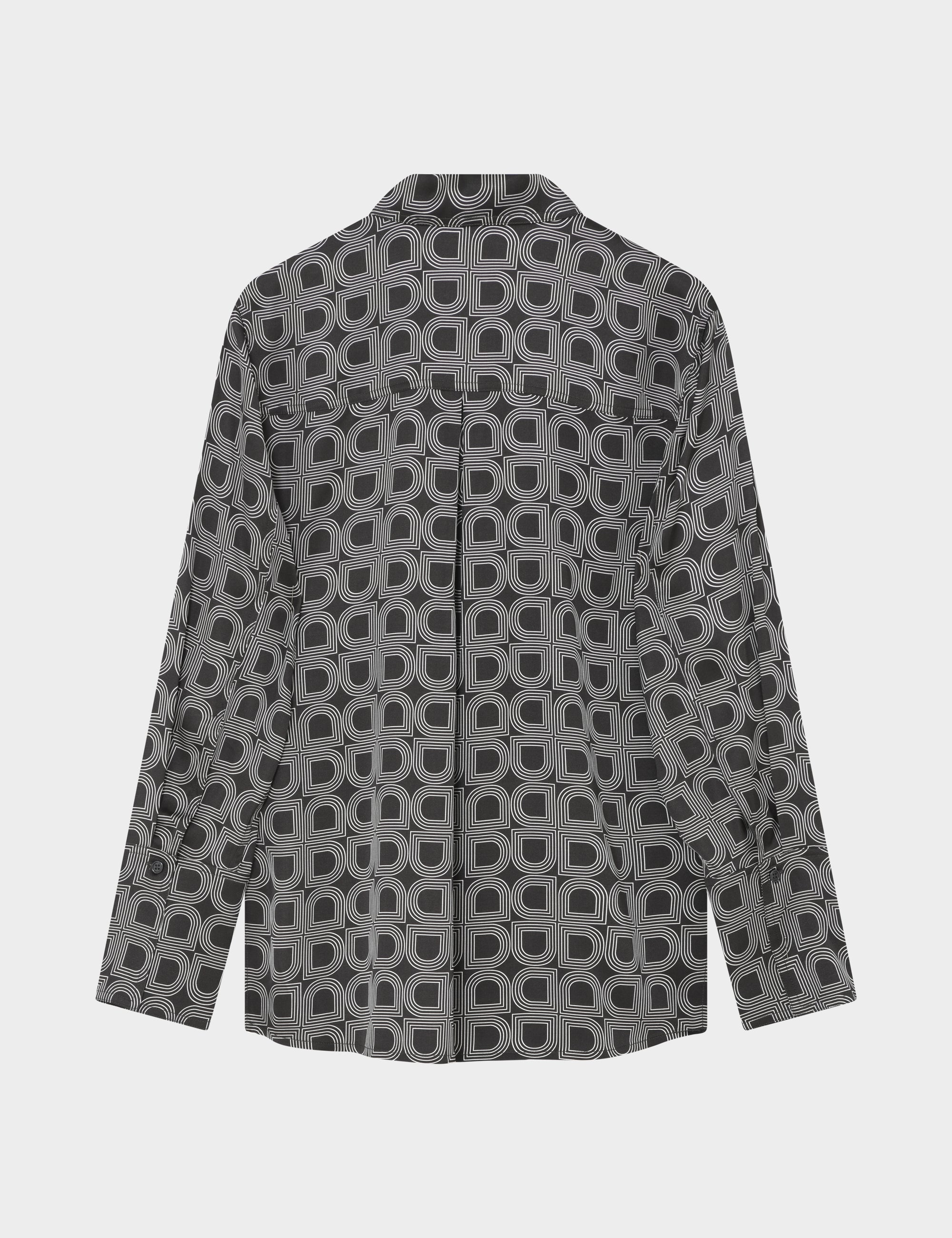 DAY Birger ét Mikkelsen Plymo- Fluid Viscose Tops & T-Shirts 190303 BLACK