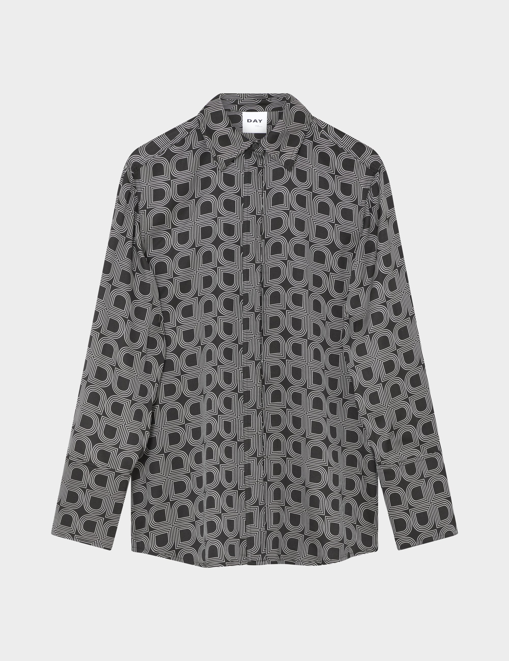DAY Birger ét Mikkelsen Plymo- Fluid Viscose Shirts & Blouses 190303 Black