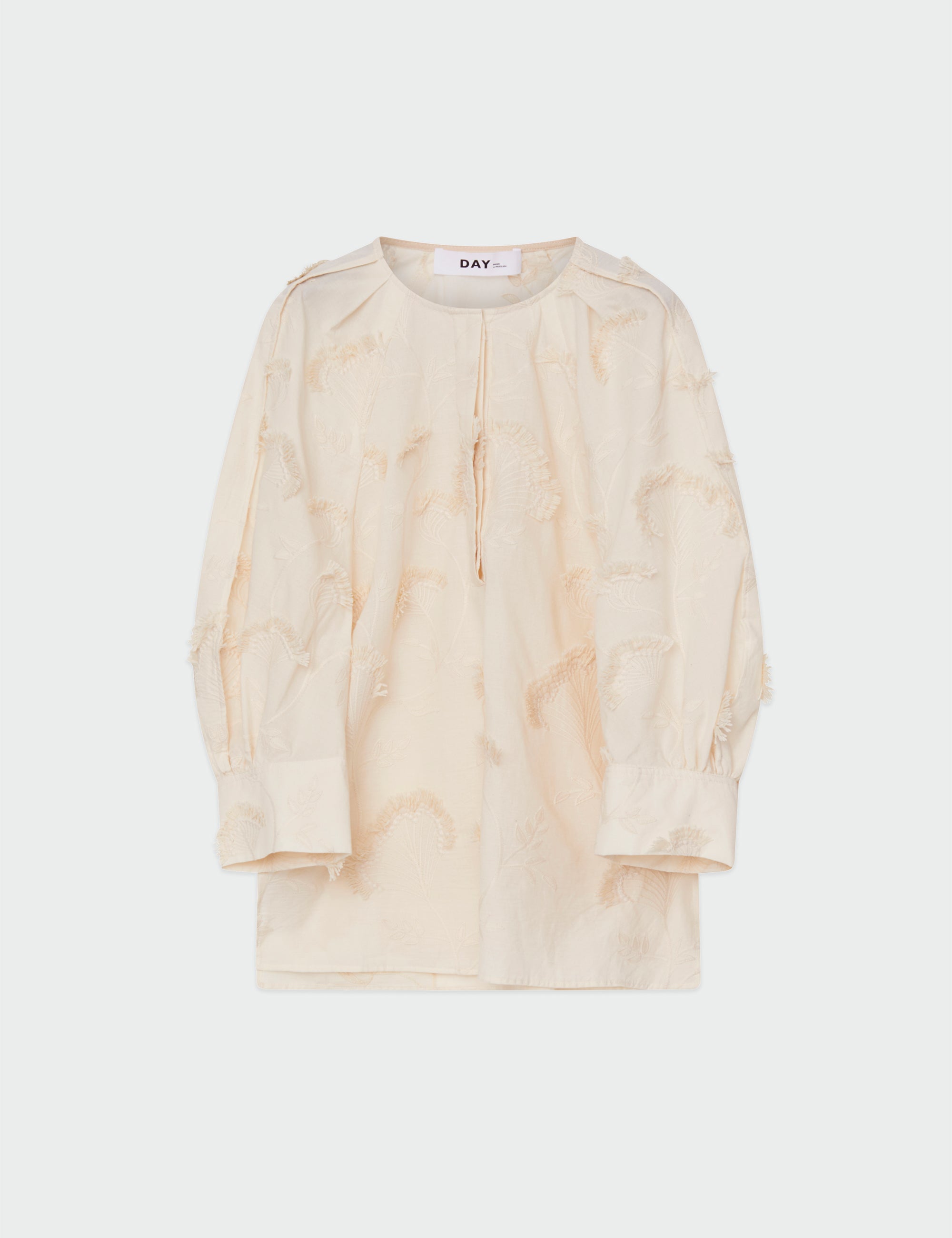 DAY Birger ét Mikkelsen Porter - Blooming Fringes Shirts & Blouses 110605 Jet Stream