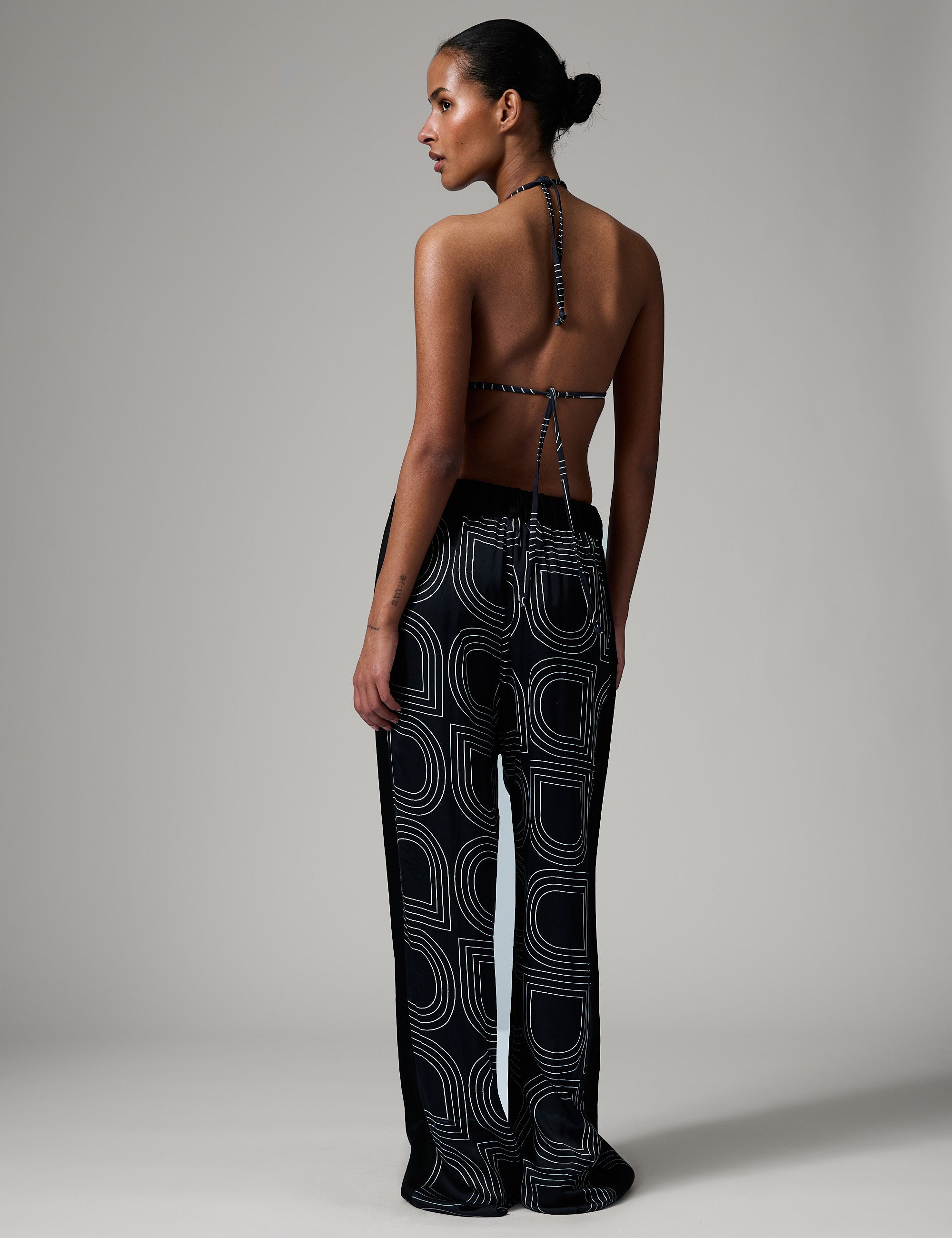 DAY Birger ét Mikkelsen Posey- Fluid Viscose Pants 190303 Black