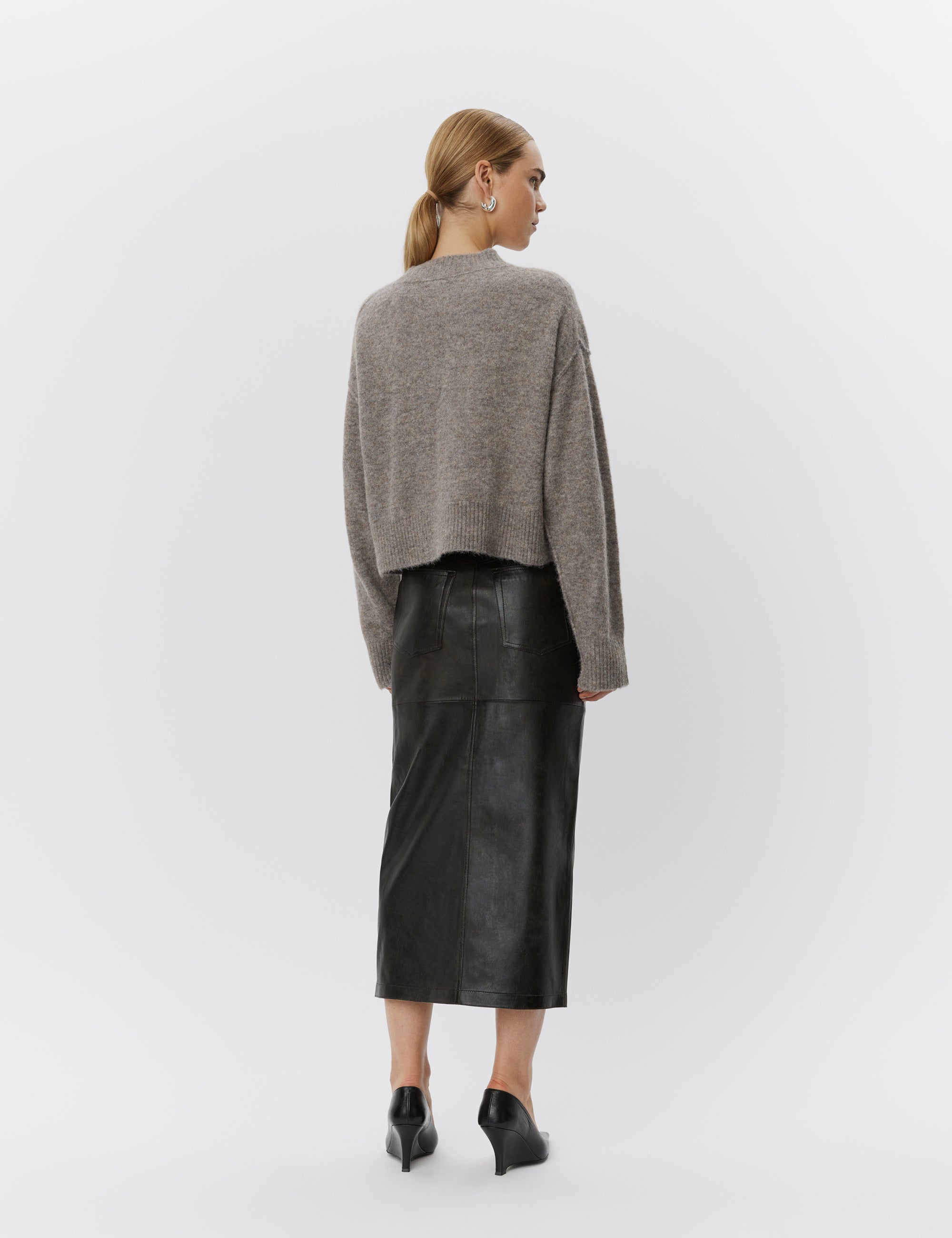 DAY Birger ét Mikkelsen Rana - Cozy Days Cardigan 500149 LIGHT ESPRESSO MELANGE