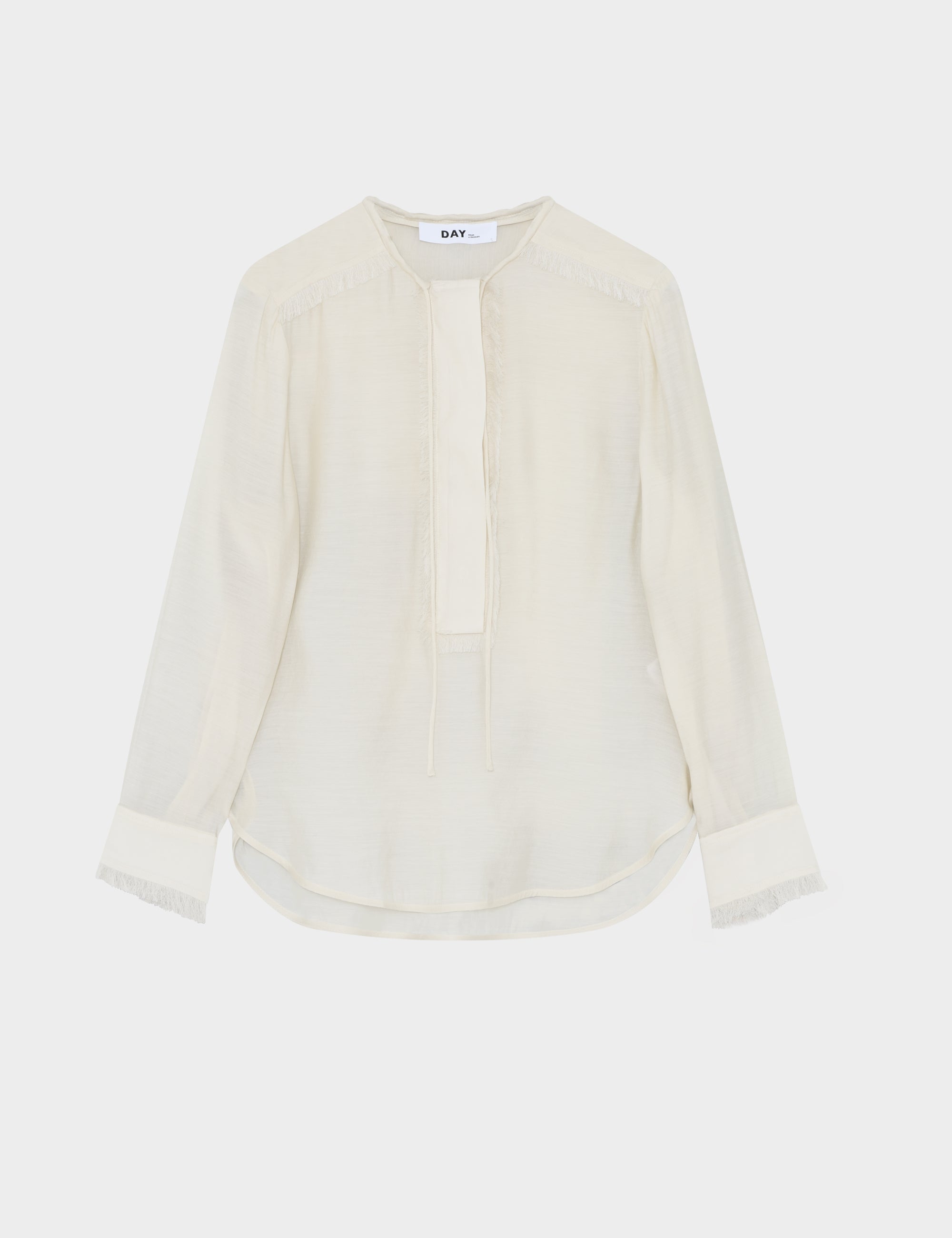 DAY Birger ét Mikkelsen Rasche - Refined Fringes Shirts & Blouses 110605 Jet Stream
