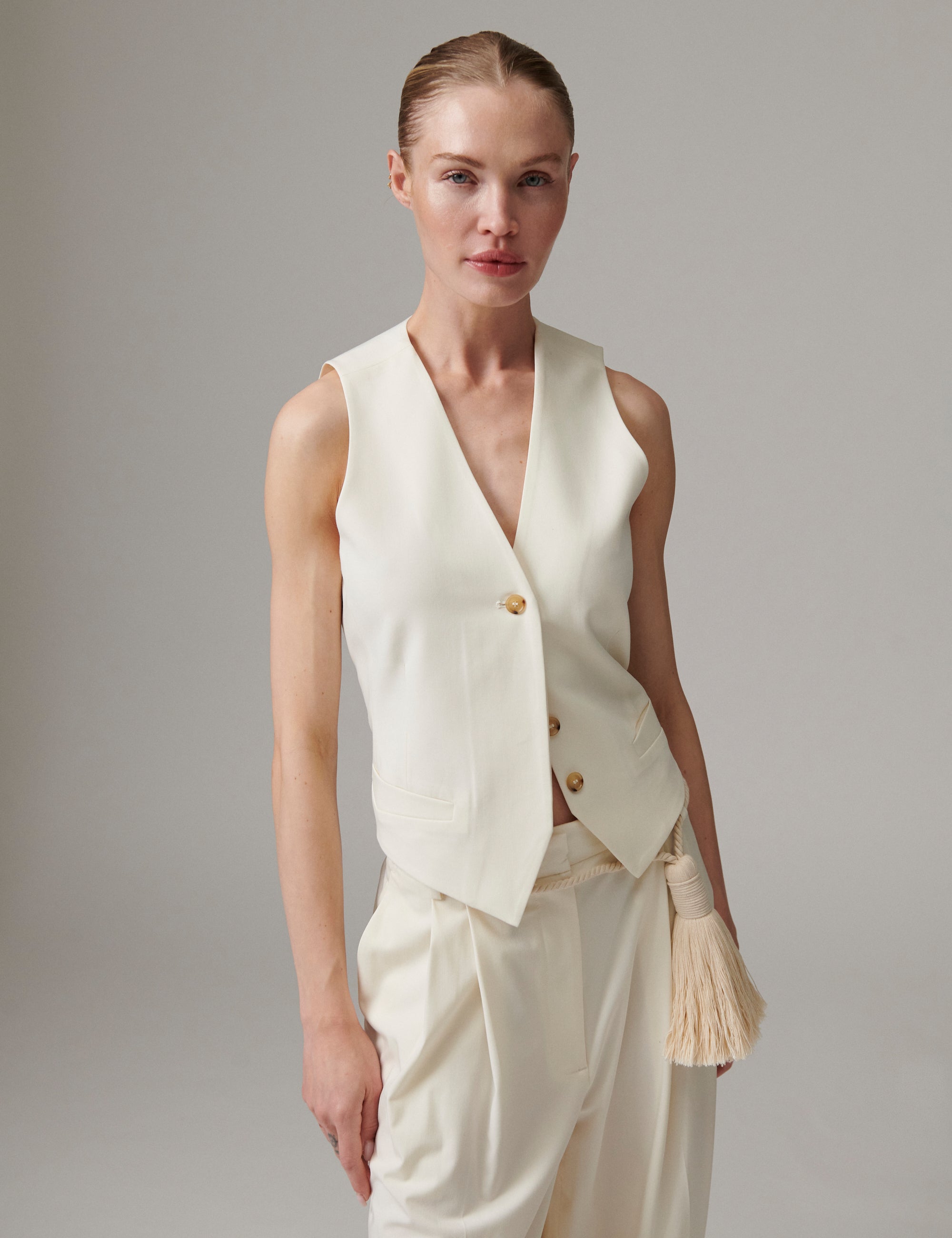 DAY Birger ét Mikkelsen Ronnie - Classic Gab Waistcoat 110605 Jet Stream