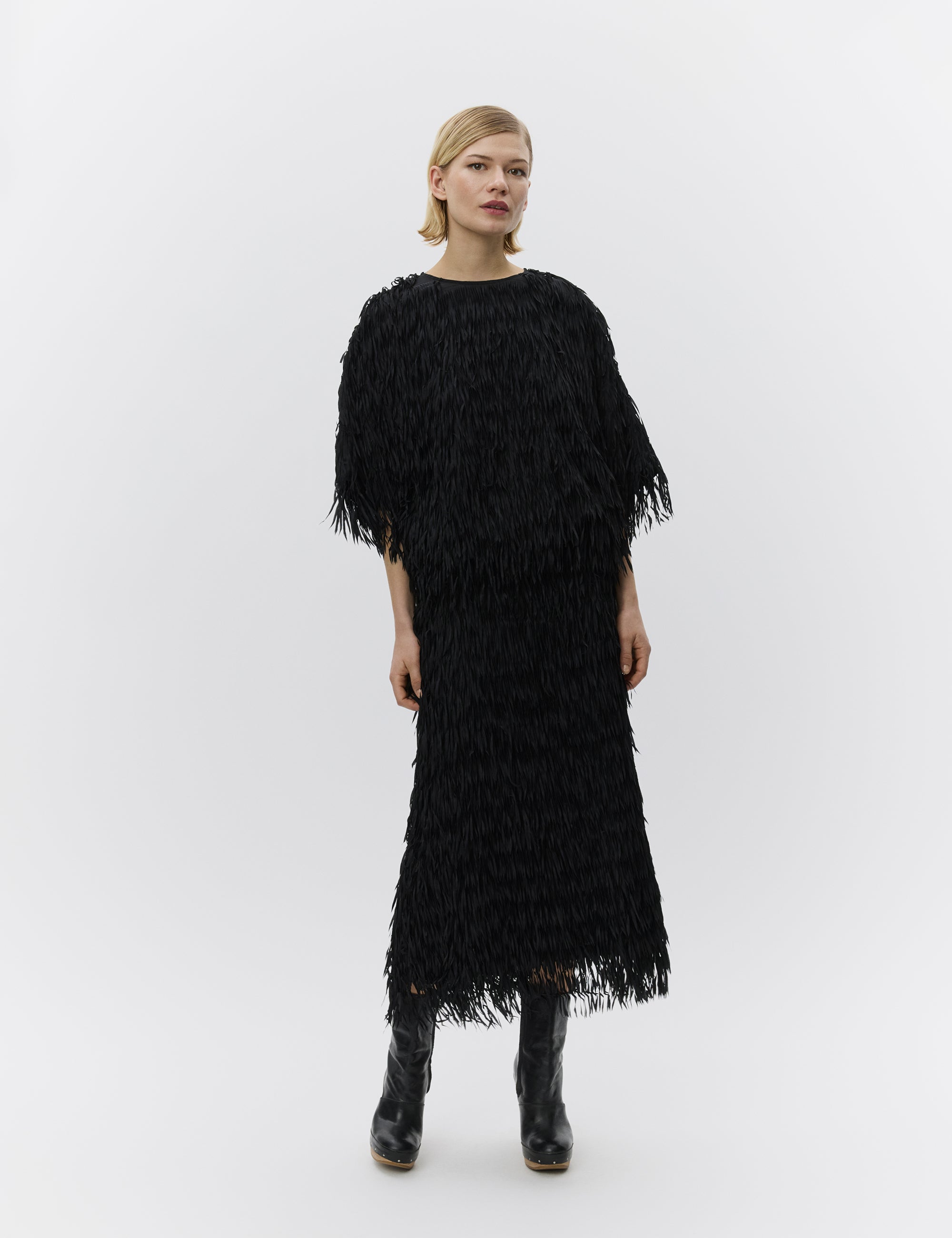 DAY Birger ét Mikkelsen Sabrina - Delicate Fringes Skirt 190303 Black