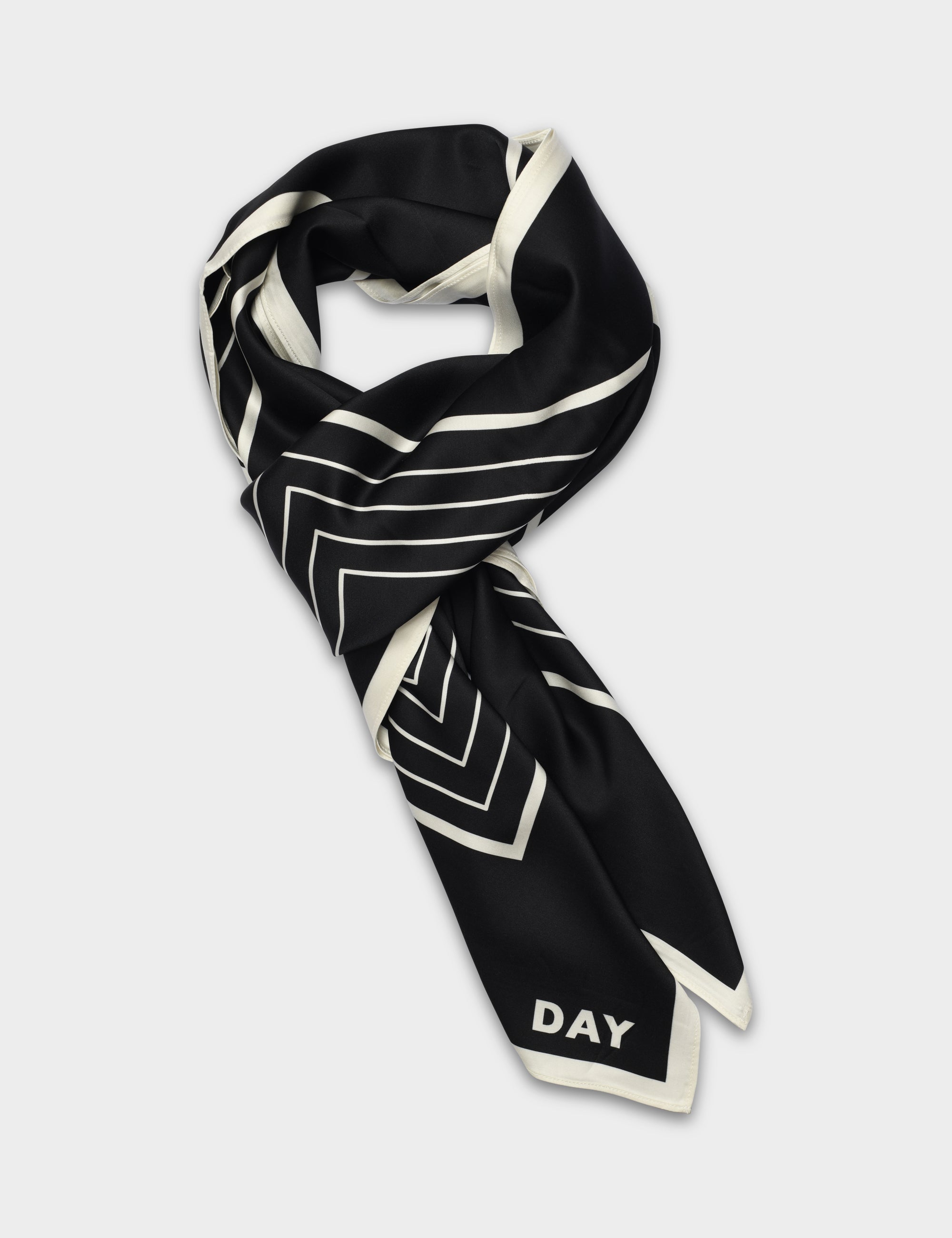 DAY Birger ét Mikkelsen Sille - Daily Scarf - Scarf Scarf 190303 Black