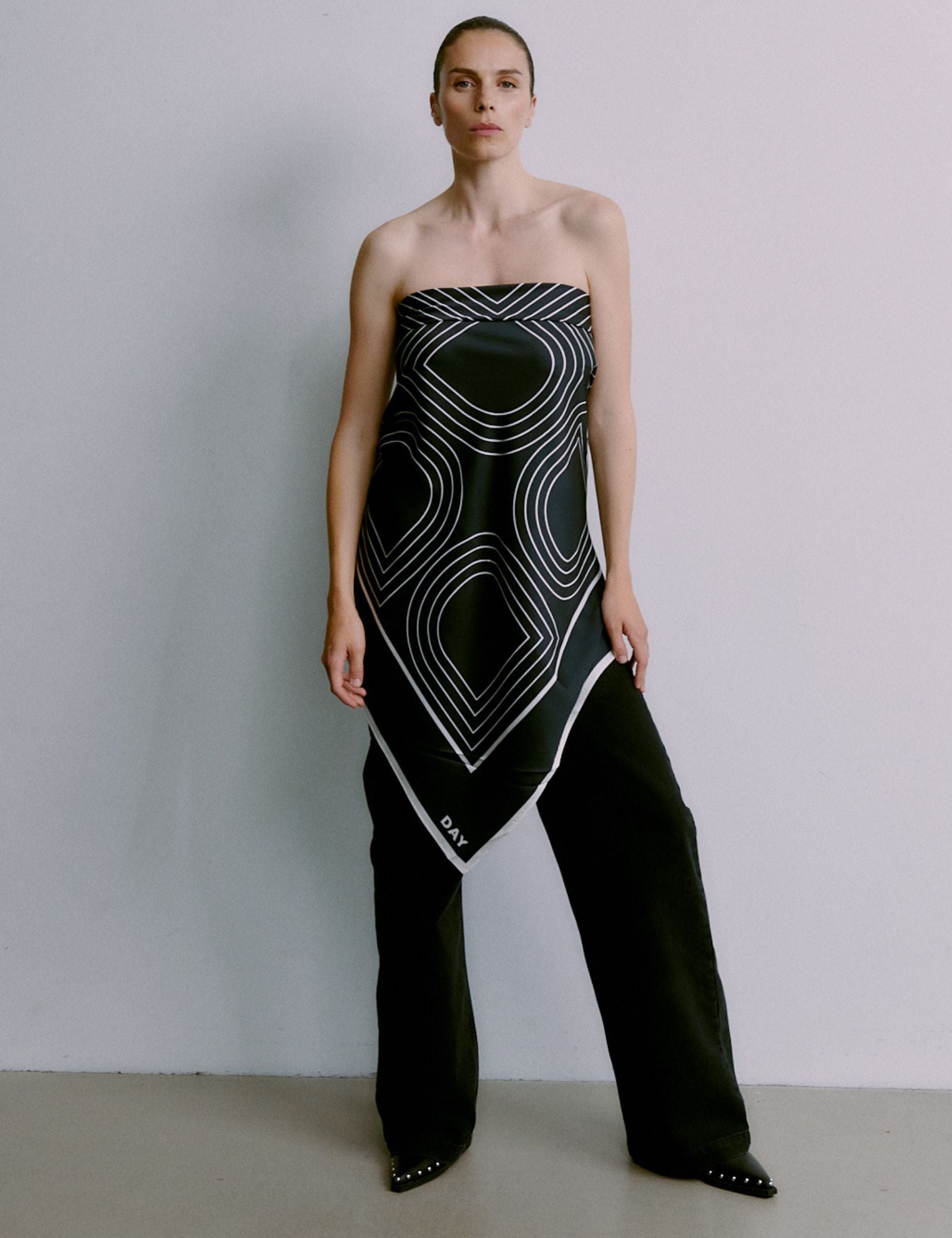 DAY Birger ét Mikkelsen Sille - Daily Scarf - Scarf Scarf 190303 Black