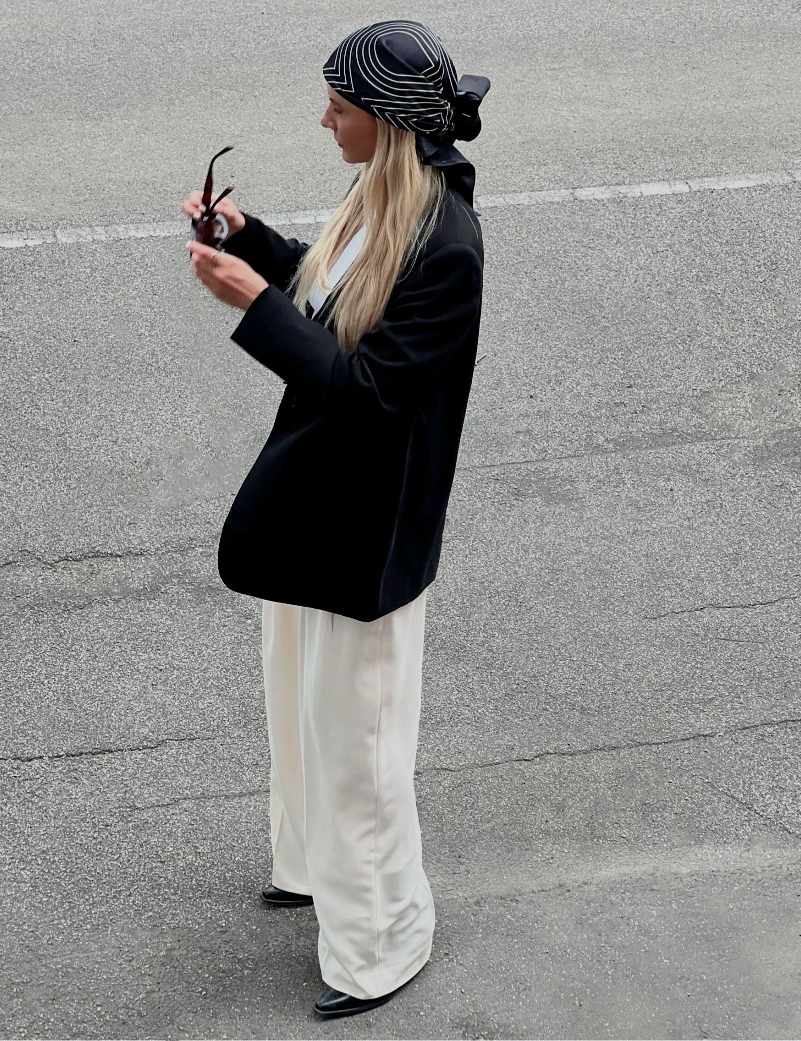 DAY Birger ét Mikkelsen Sille Small - Daily Scarf Scarves 190303 BLACK