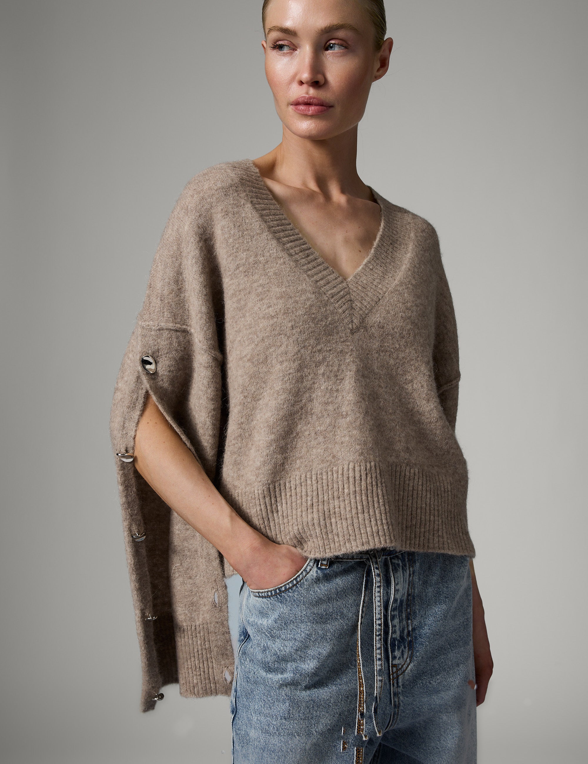 DAY Birger ét Mikkelsen Solange - Cozy Days Pullover 500082 Hazel Melange
