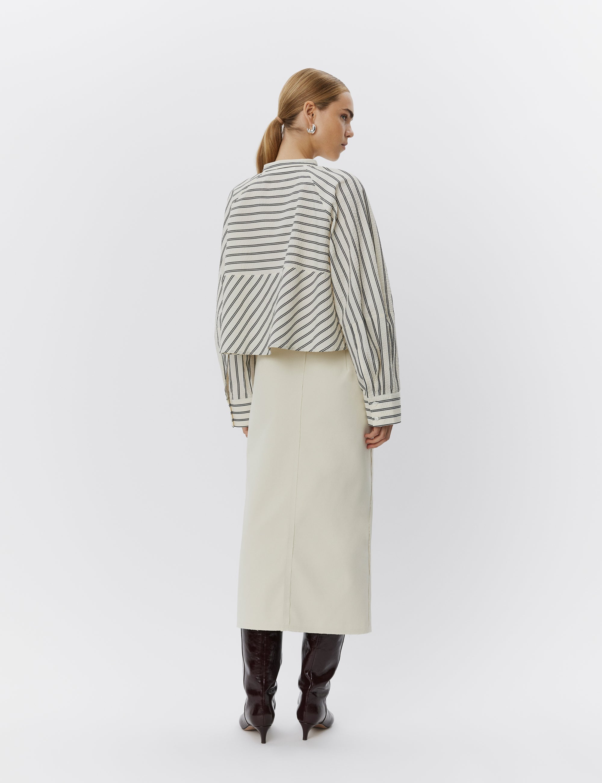 DAY Birger ét Mikkelsen Springer - Delicate Stripes Shirts & Blouses 500152 PISTACHIO STRIPE