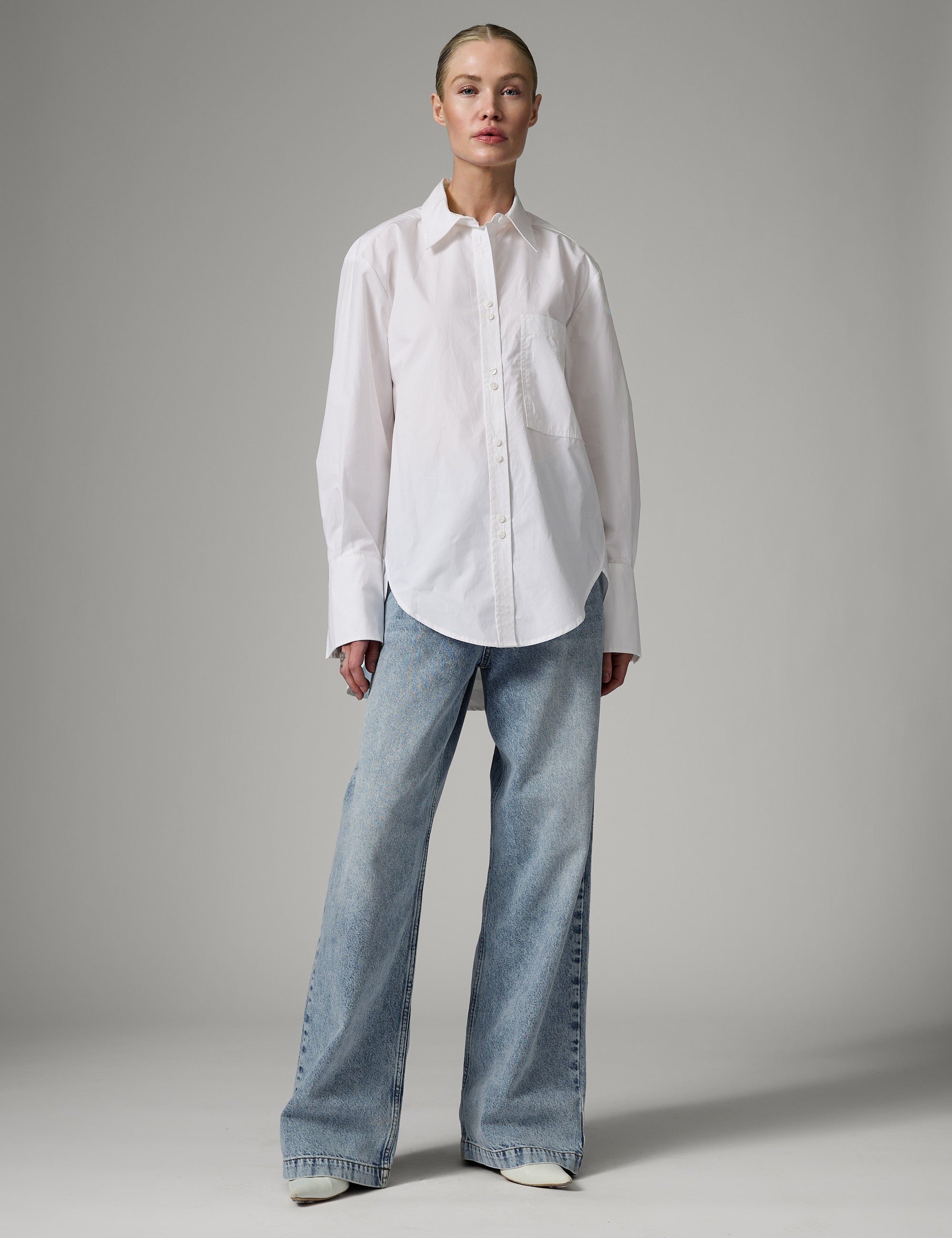 DAY Birger ét Mikkelsen Stella Pocket- Poplina Top 110601 Bright White