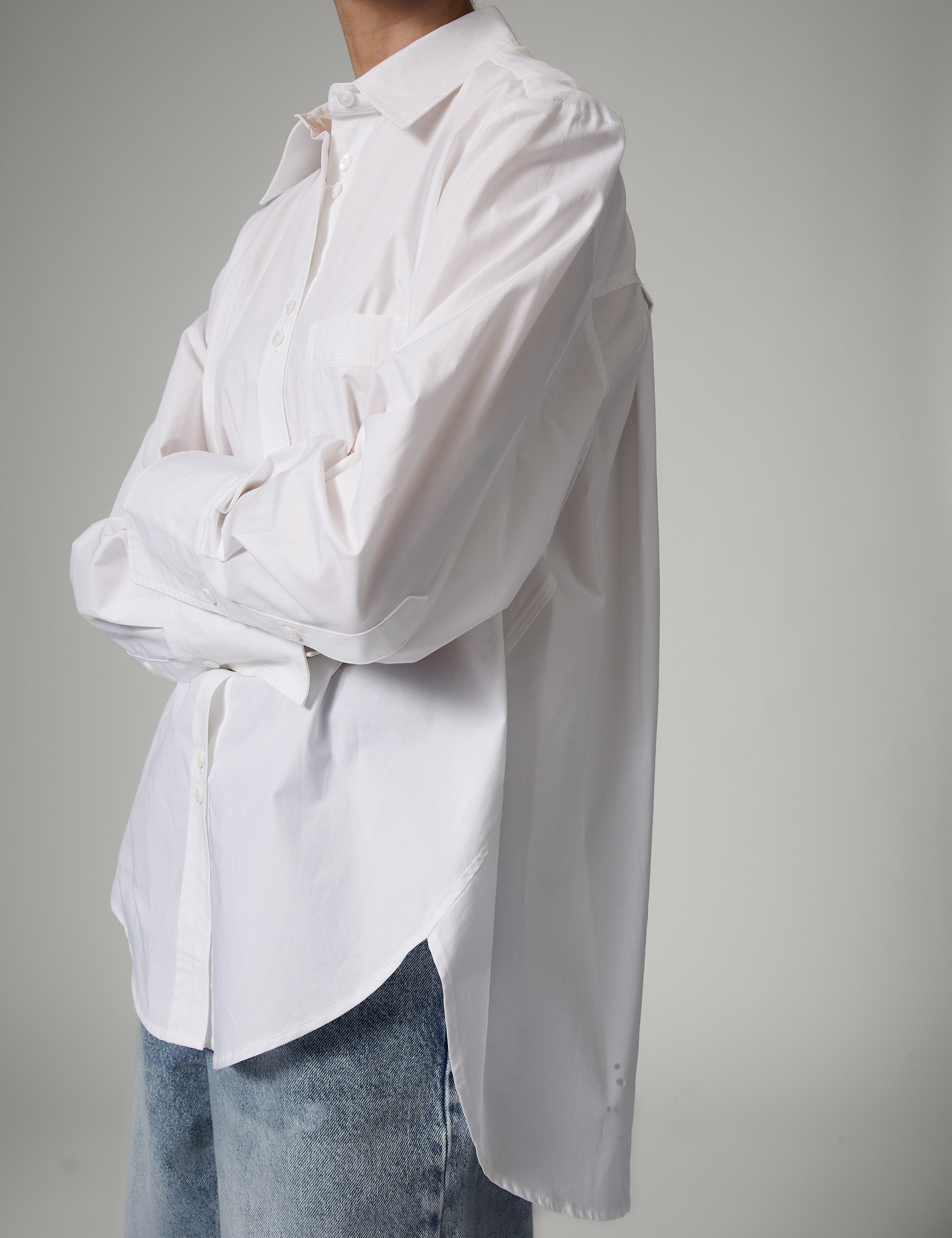 DAY Birger ét Mikkelsen Stella Pocket- Poplina Top 110601 Bright White