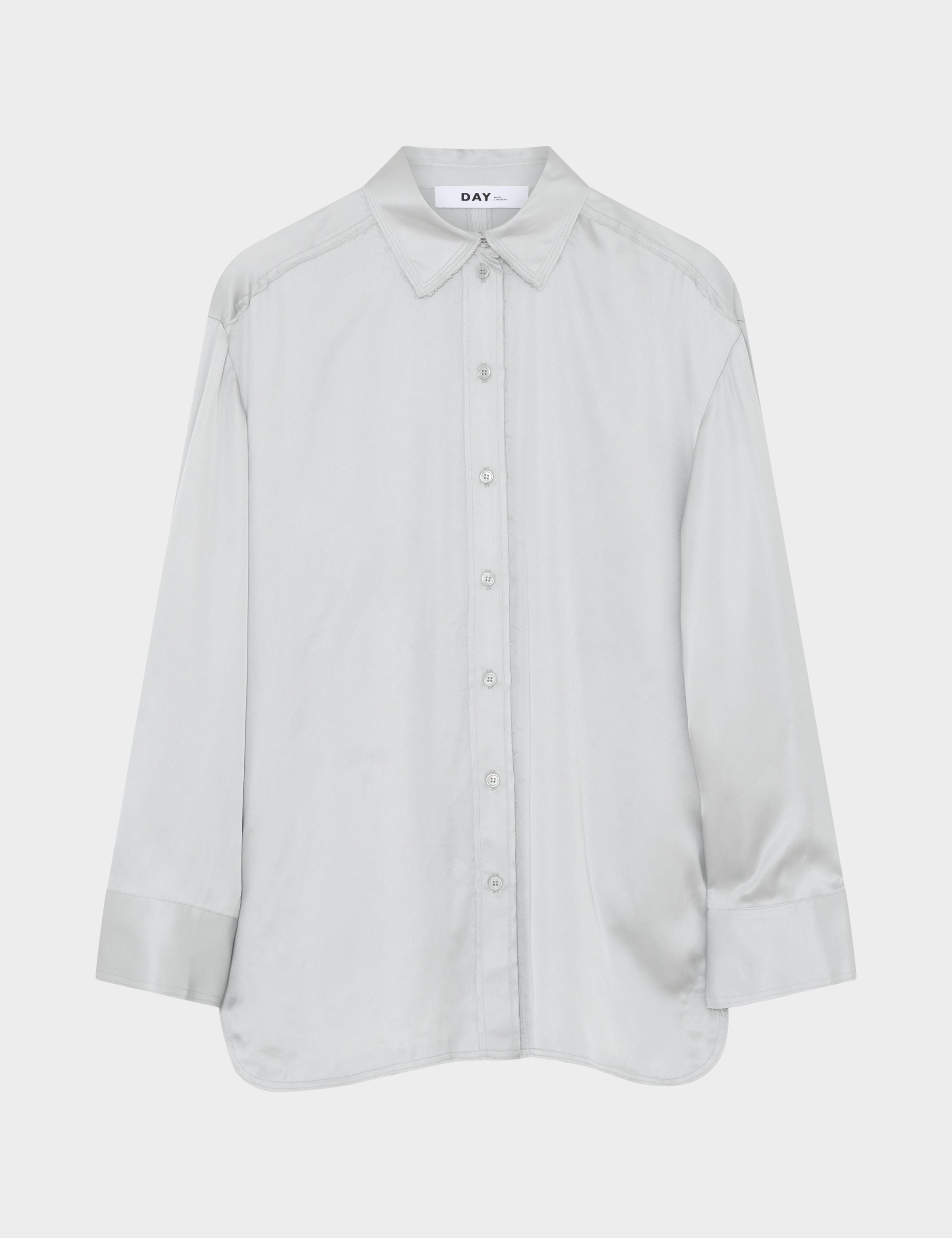 DAY Birger ét Mikkelsen Strong - Fluid viscose Shirts & Blouses 144206 PEARL BLUE