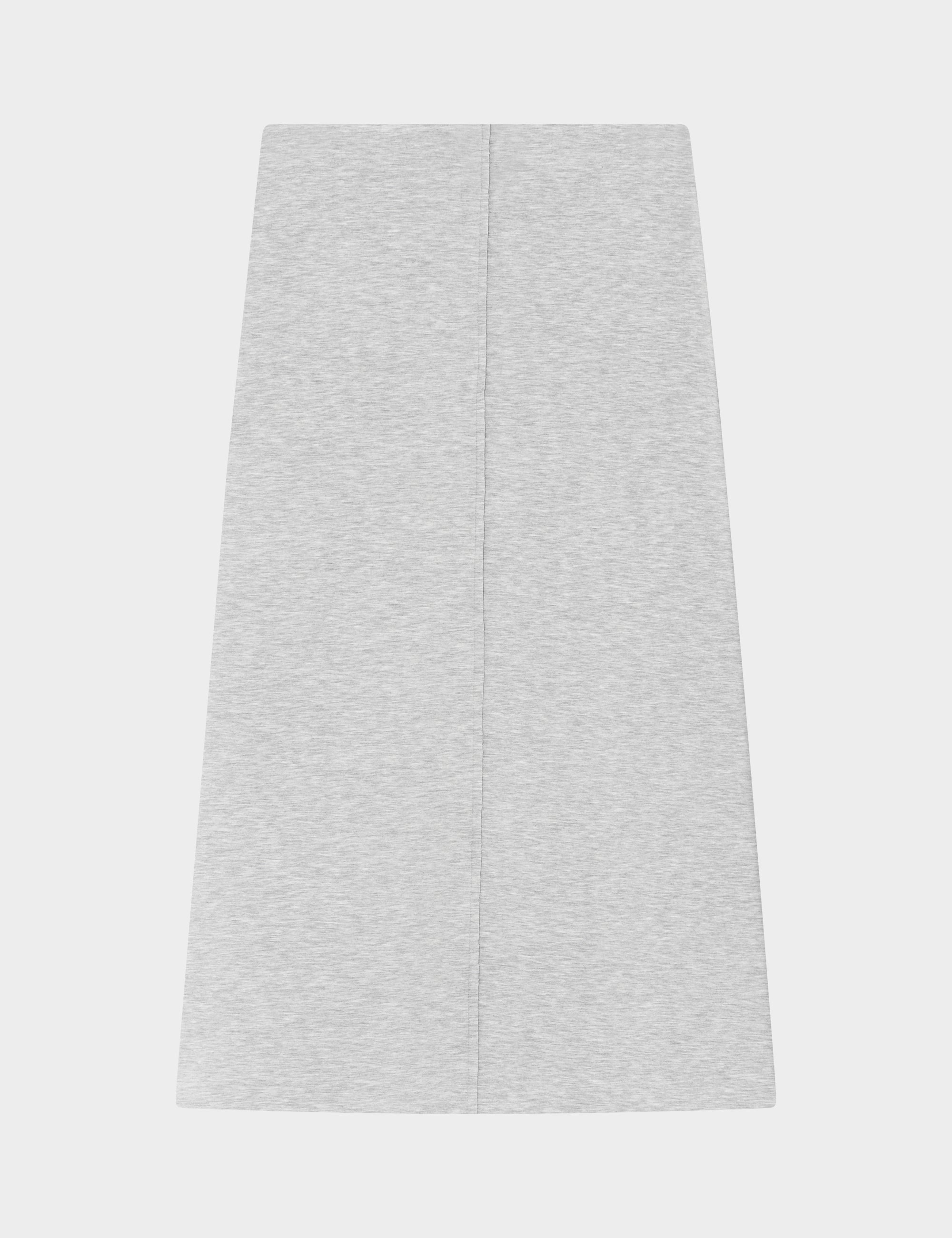 DAY Birger ét Mikkelsen Suzie - Scuba Skirt 500036 LIGHT GREY MELANGE