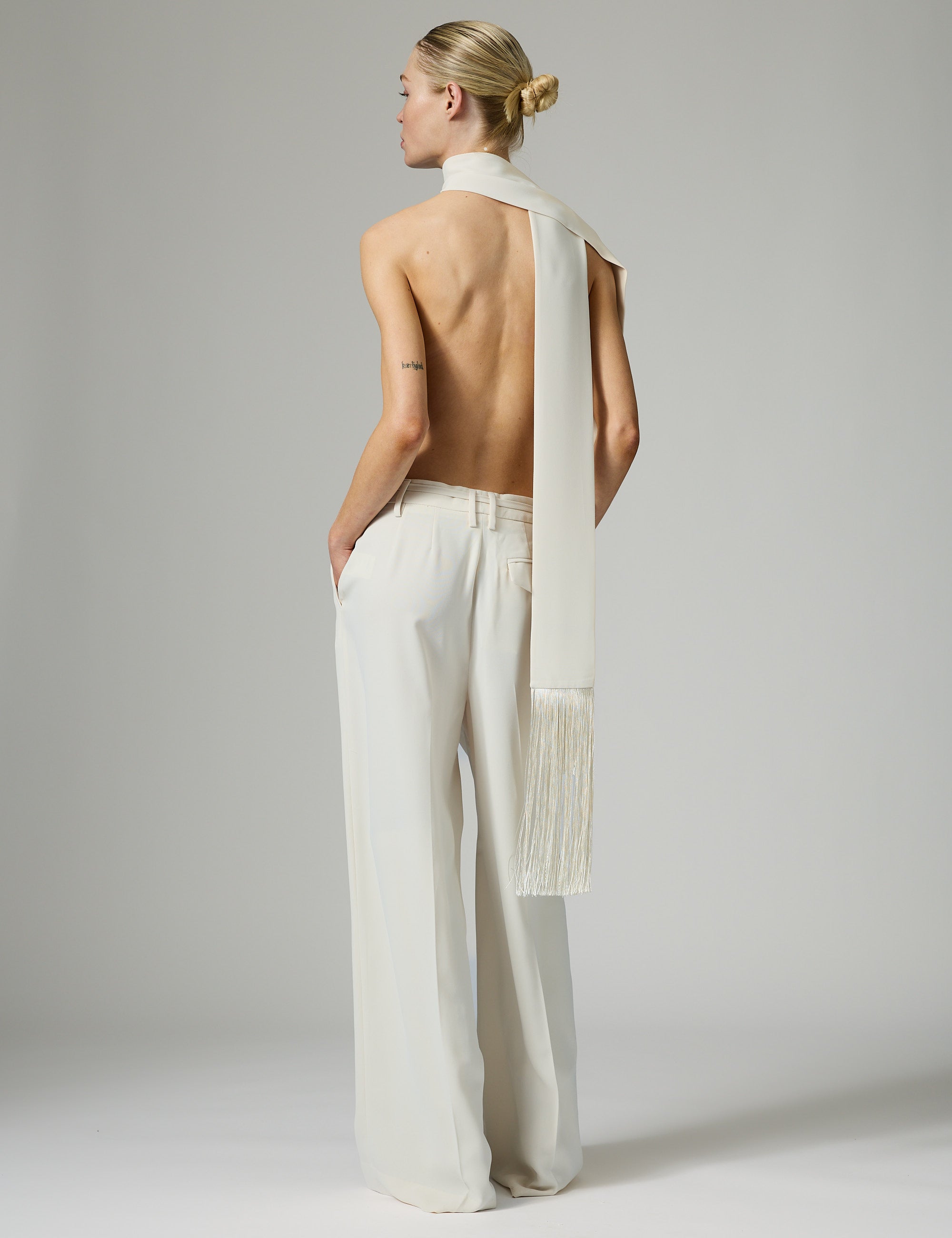 DAY Birger ét Mikkelsen Tory - Classic Gabardine Scarf 01002 Ivory Shade