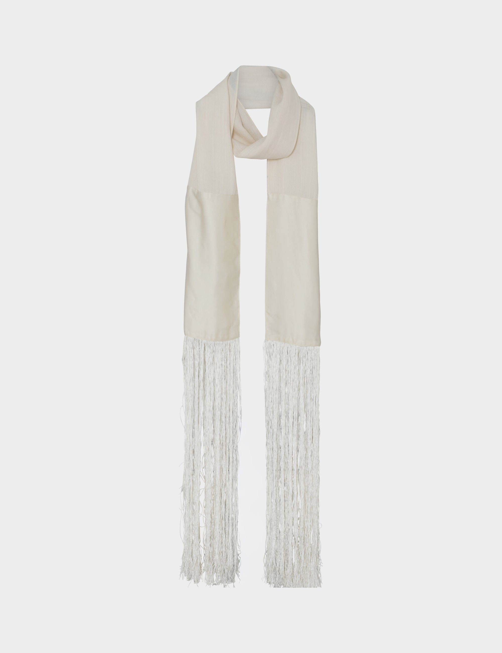 DAY Birger ét Mikkelsen Tory - Contrast Linen Scarf 110605 Jet Stream