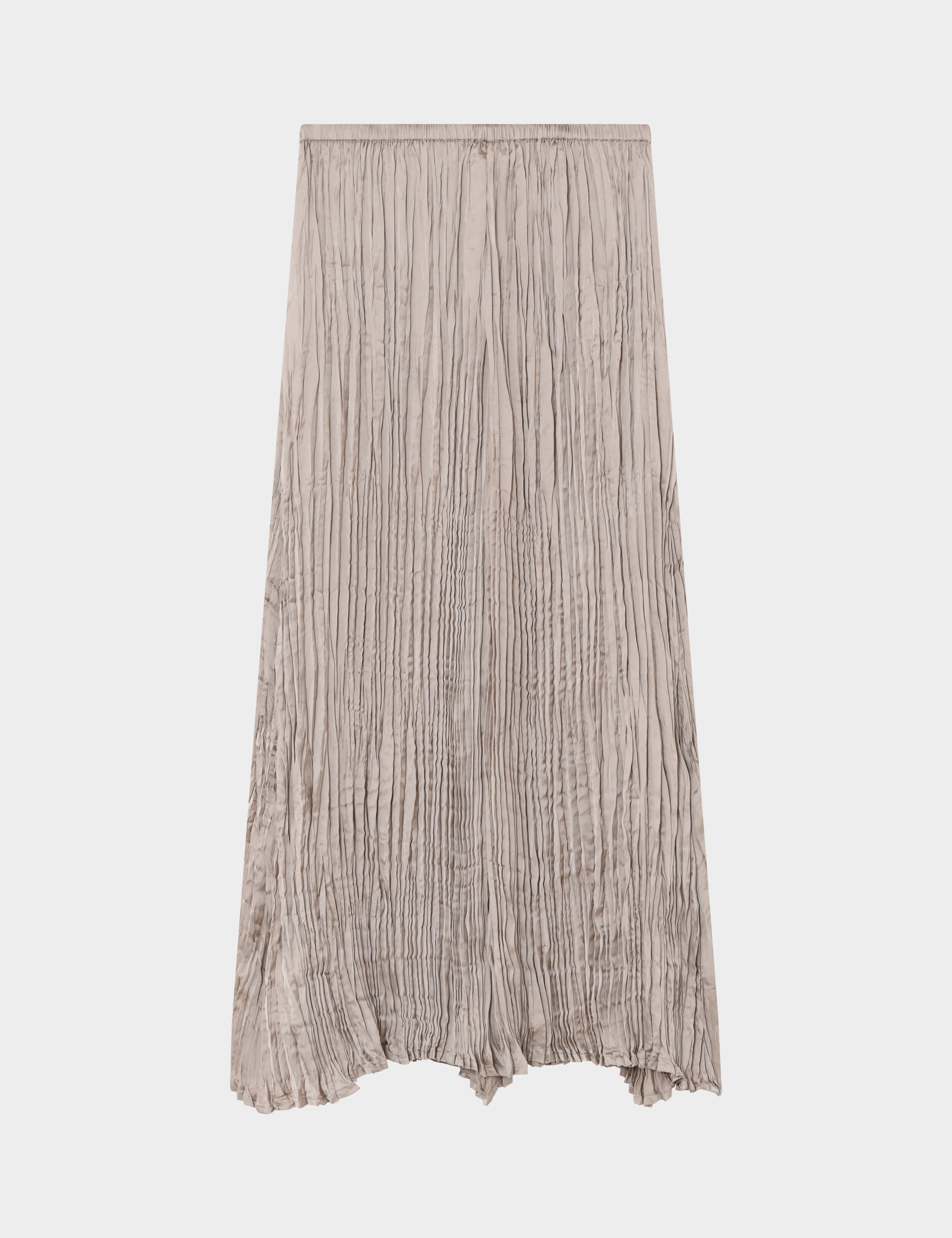 DAY Birger ét Mikkelsen Tyra - Crinkled Surface Skirt 161407 COBBLESTONE