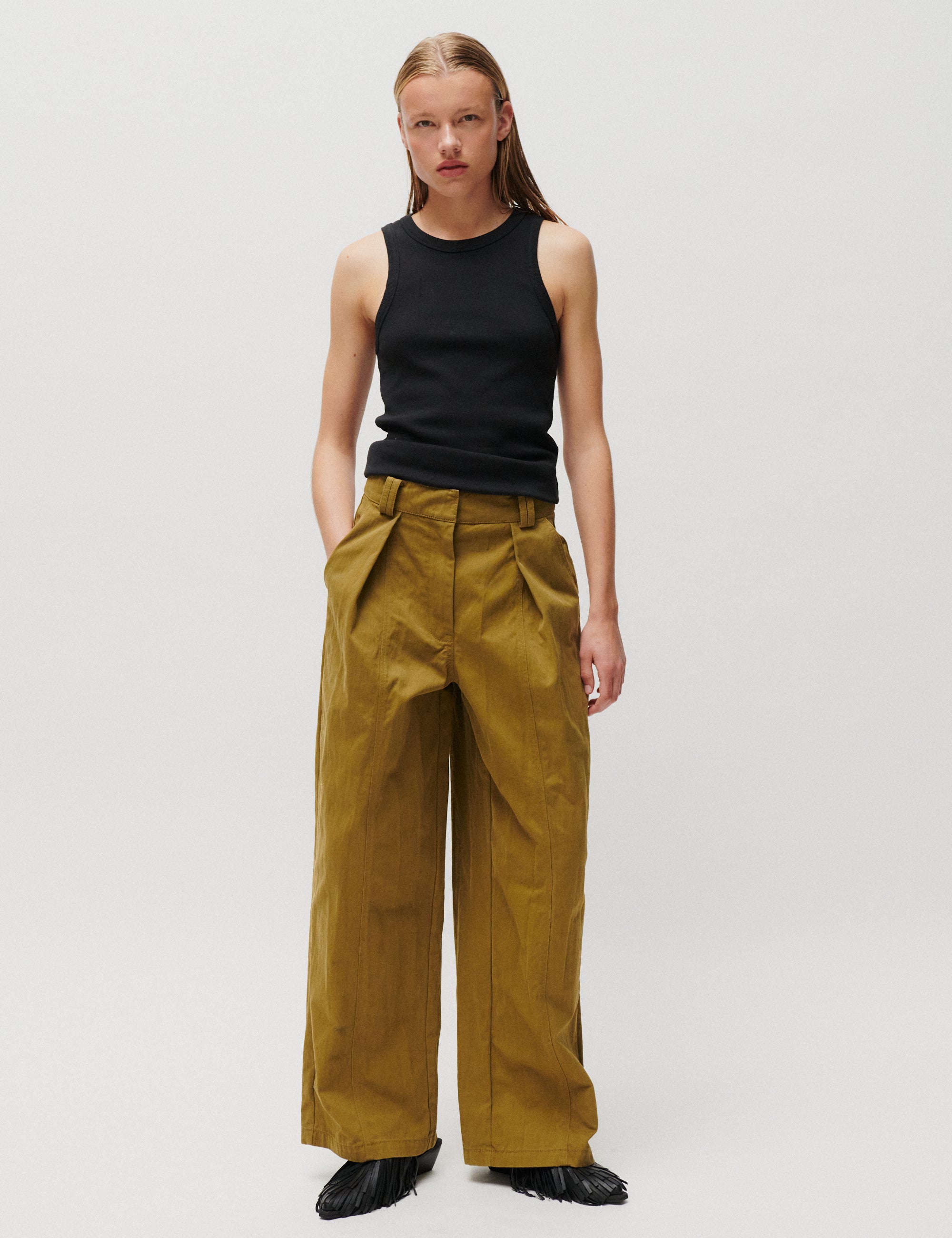 2NDDAY 2NDArlert - Firm Cotton - Pants Pants 180627 Fir Green