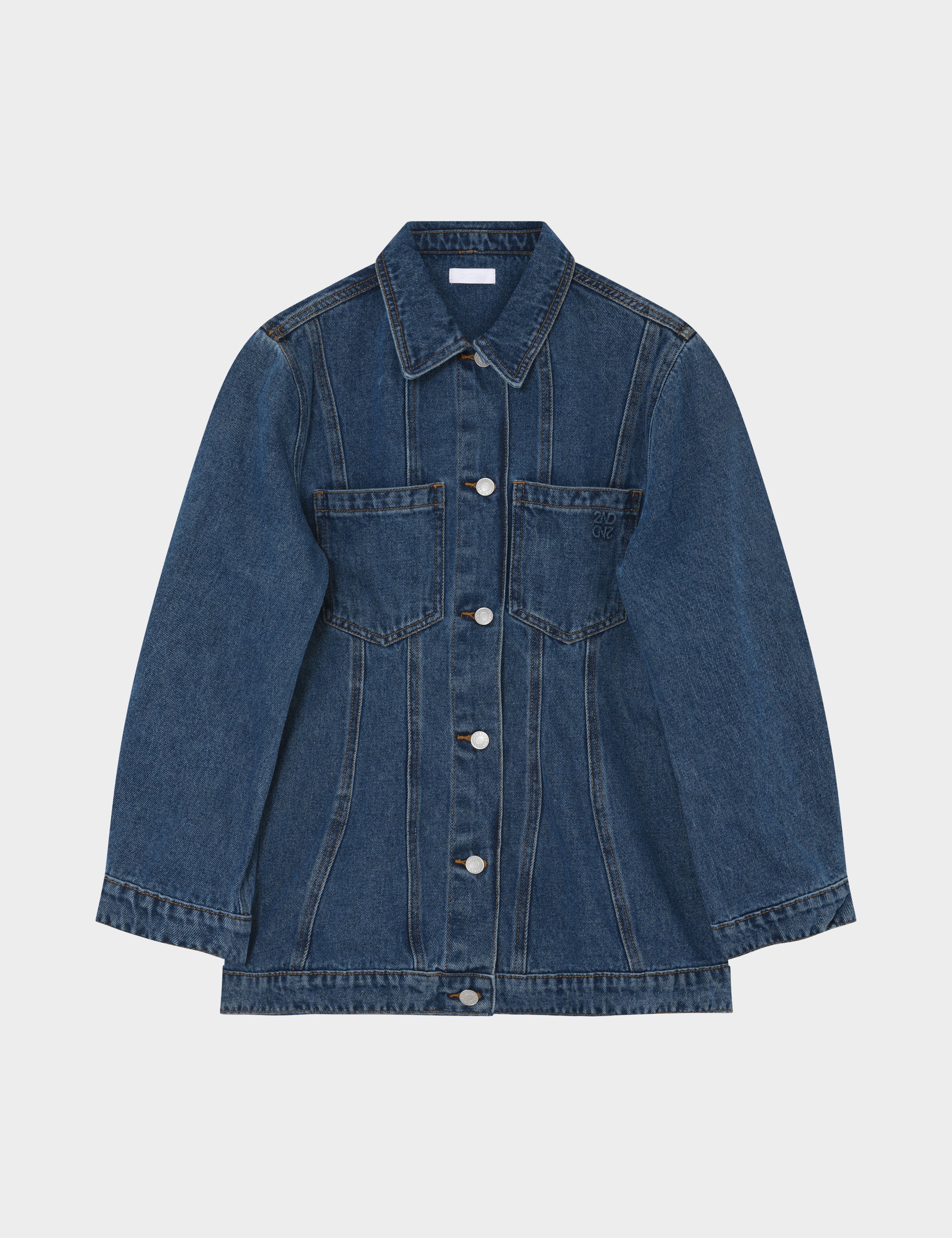 2NDDAY 2NDBilla - Midblue Wash Jacket D019 Mid Blue