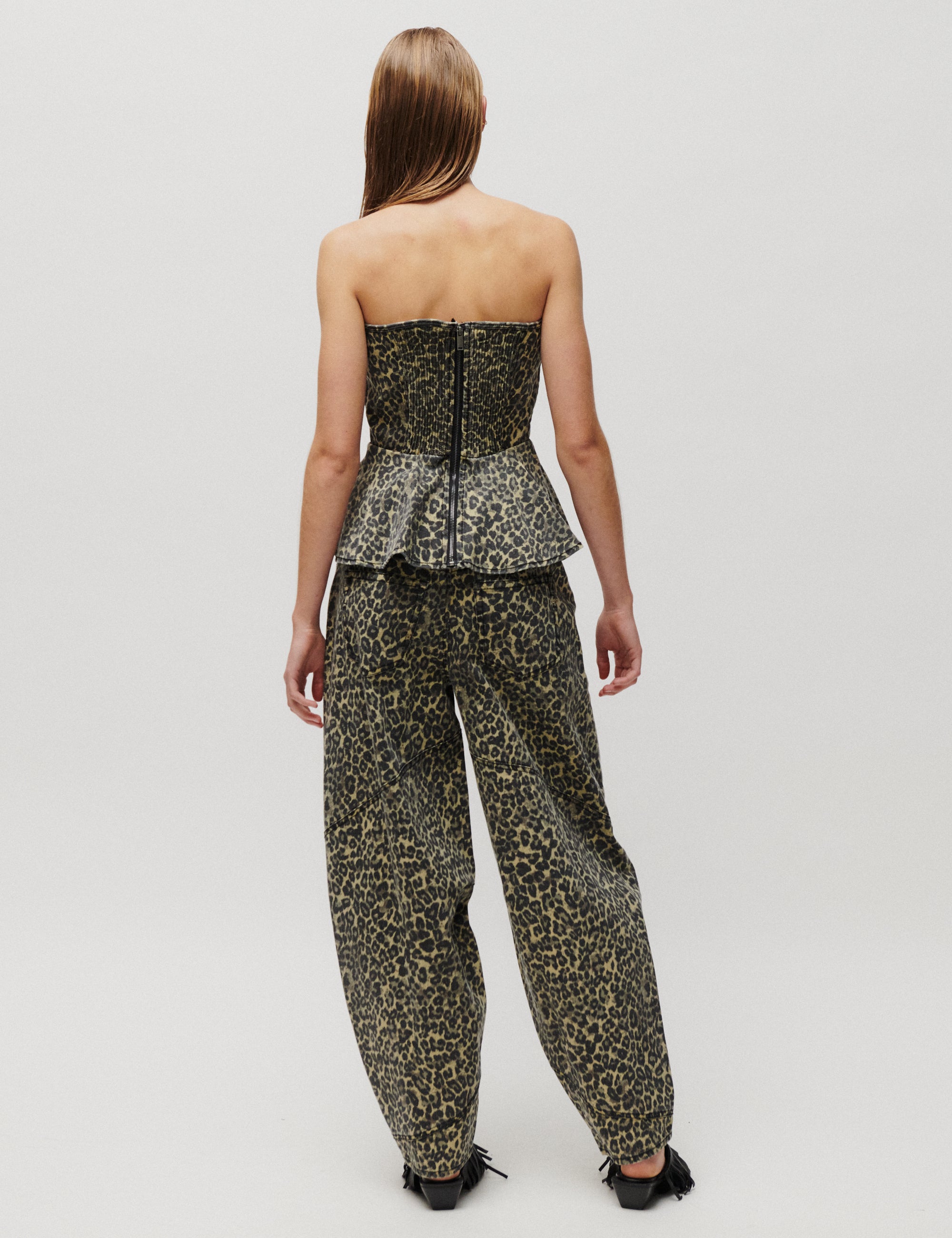 2NDDAY 2NDBoe - Print Denim Jeans 420162 Leo AOP