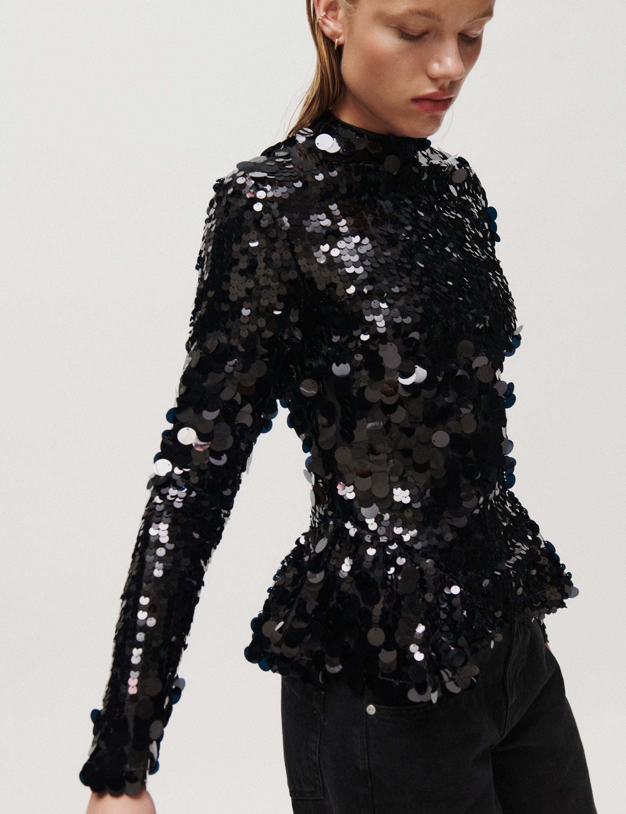 2NDDAY 2NDHista - Glitzy Sequin - Blouse Blouse 190303 Black