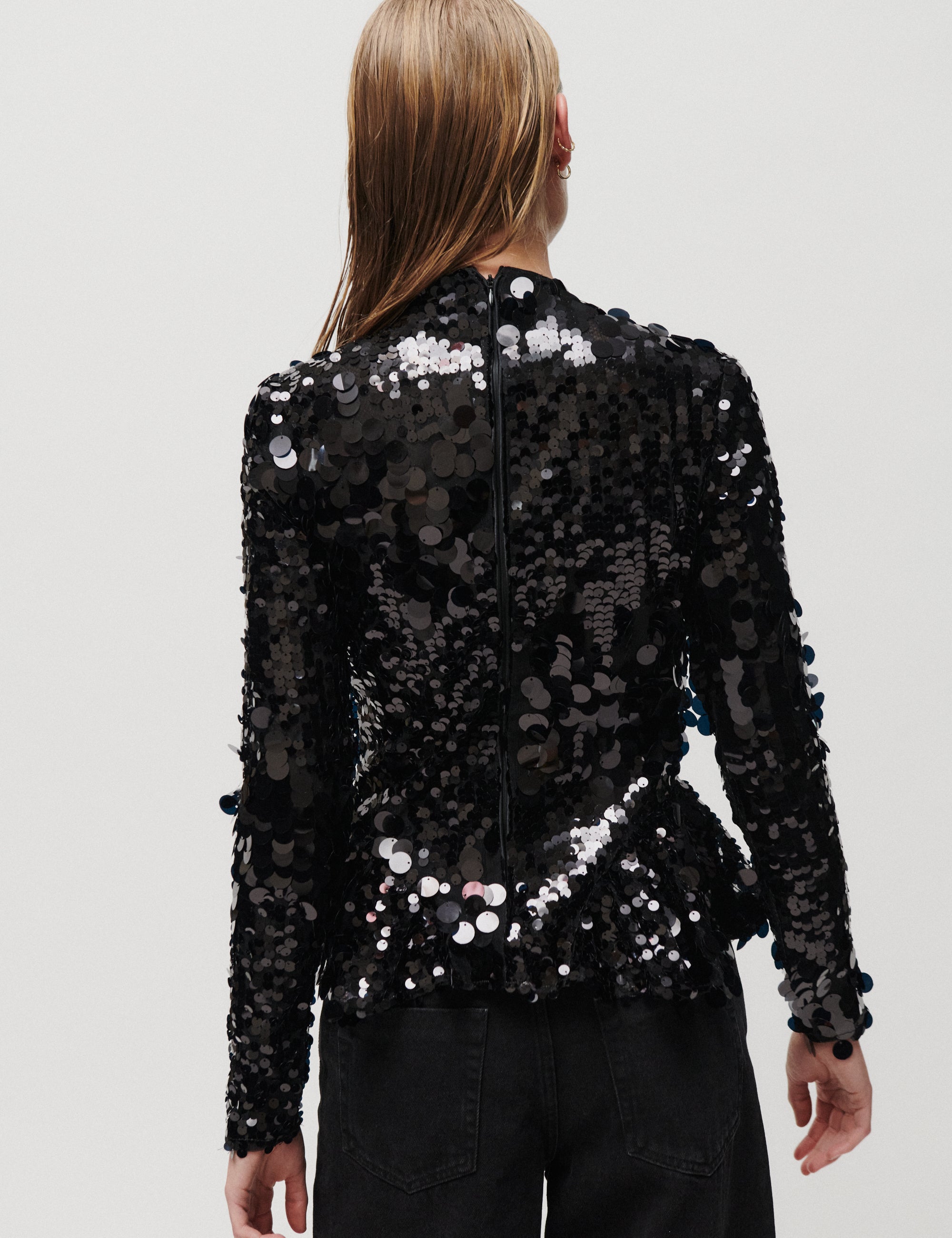2NDDAY 2NDHista - Glitzy Sequin - Blouse Blouse 190303 Black