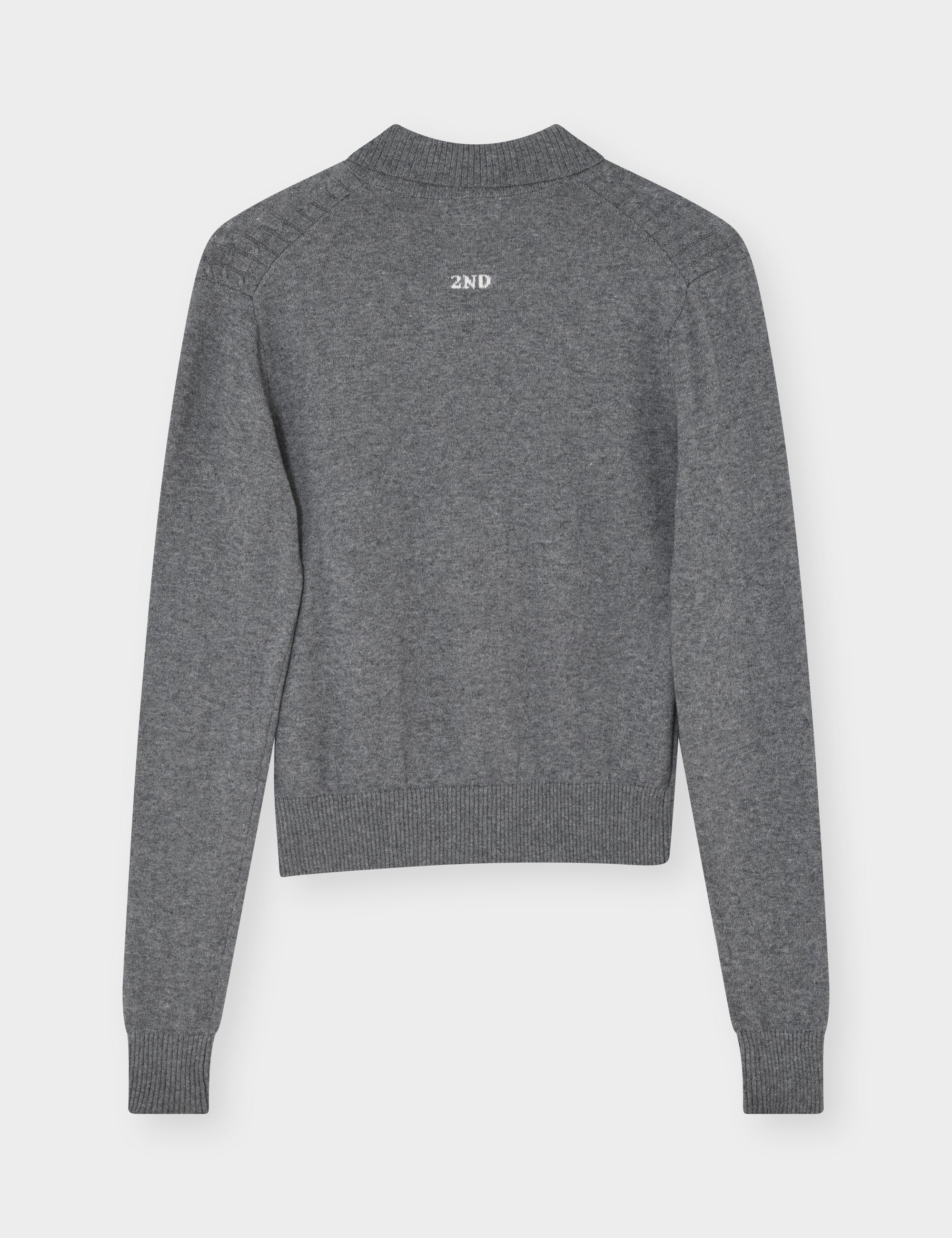 2NDDAY 2NDJaneice - Soft Wool - Blouse Blouse 420130 Medium Grey Melange