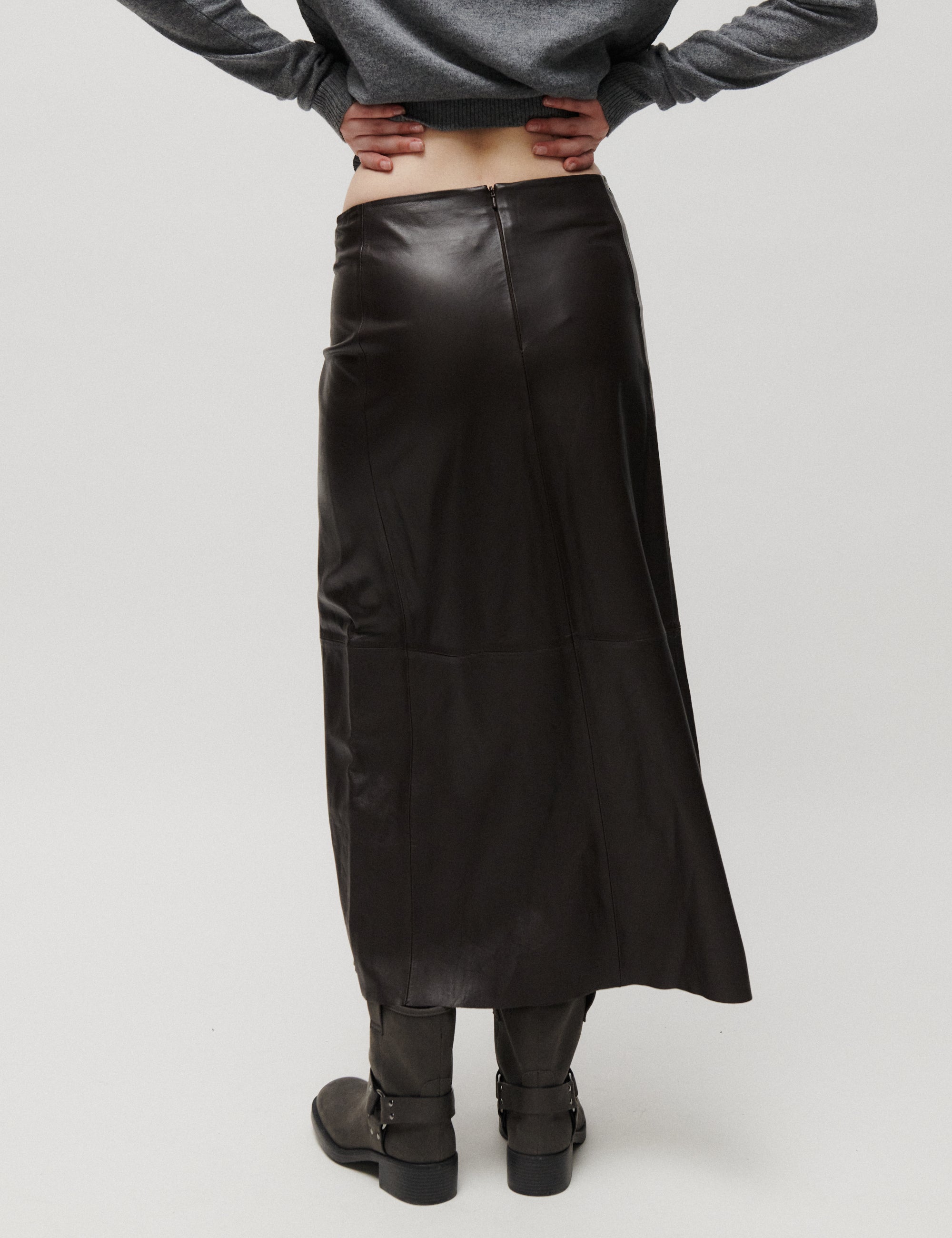 2NDDAY 2NDMarvina - Classic Leather - Skirt Skirt 191016 JAVA