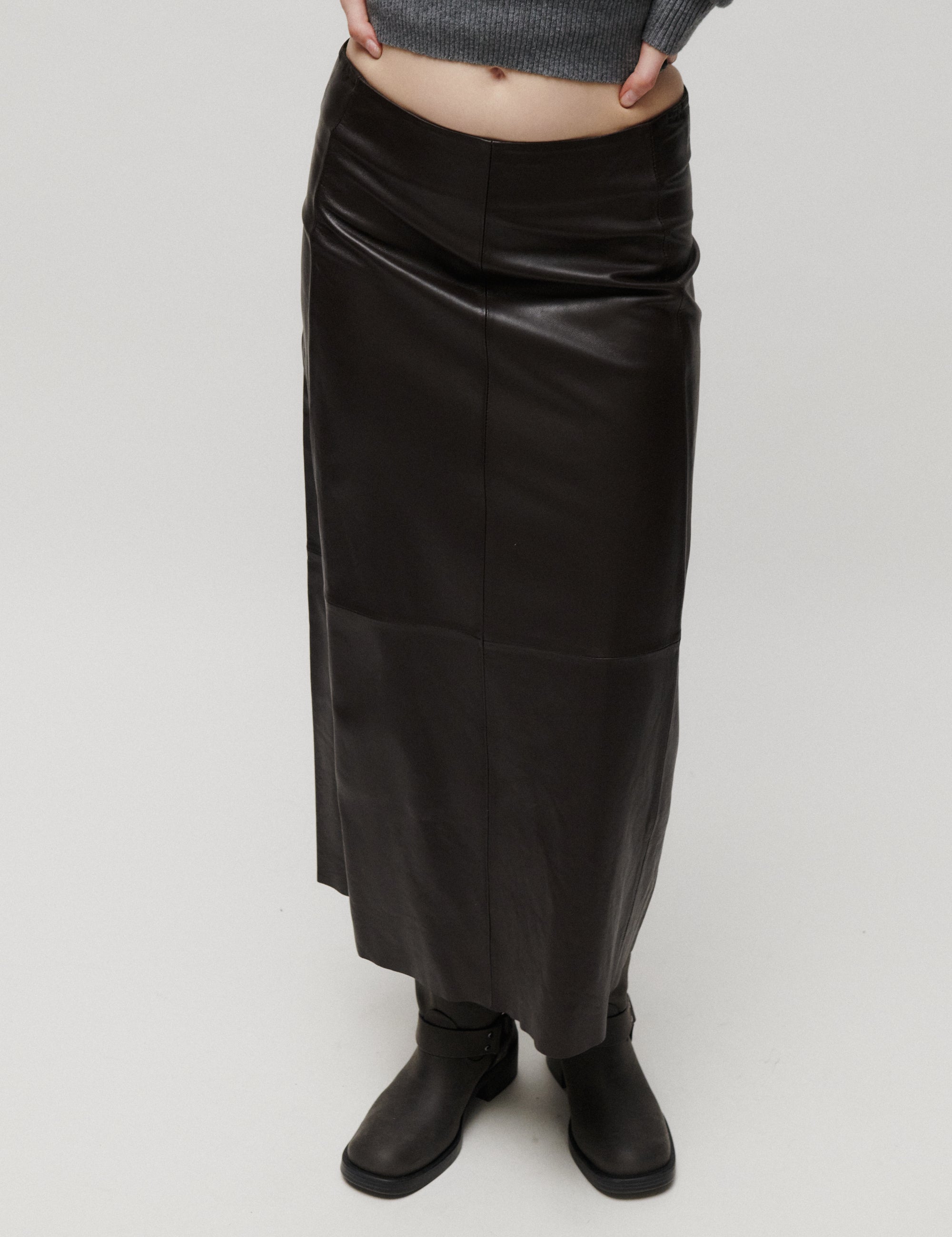 2NDDAY 2NDMarvina - Classic Leather - Skirt Skirt 191016 JAVA