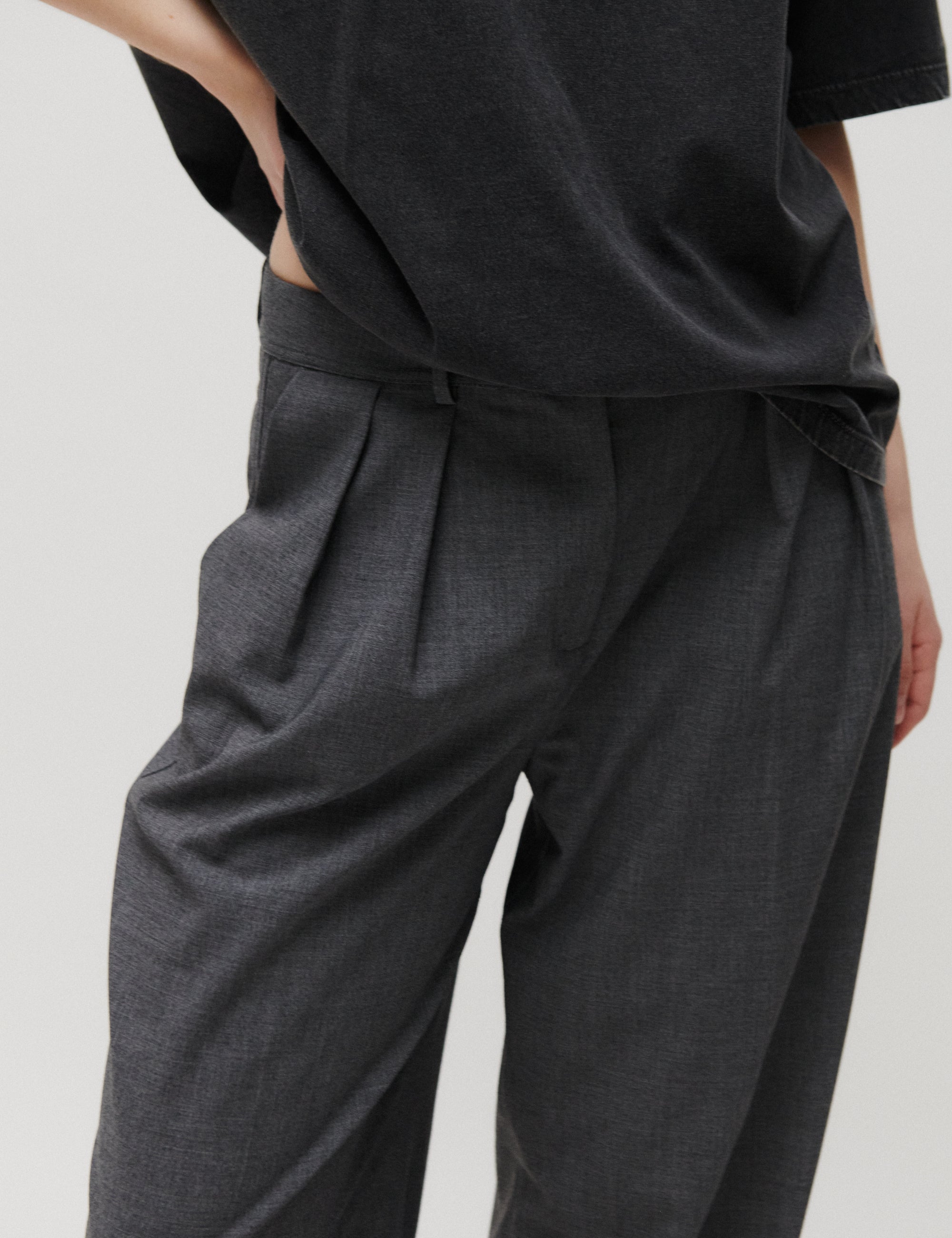 2NDDAY 2NDMille - Melange Suiting - Pants Pants 420129 Light Grey Melange