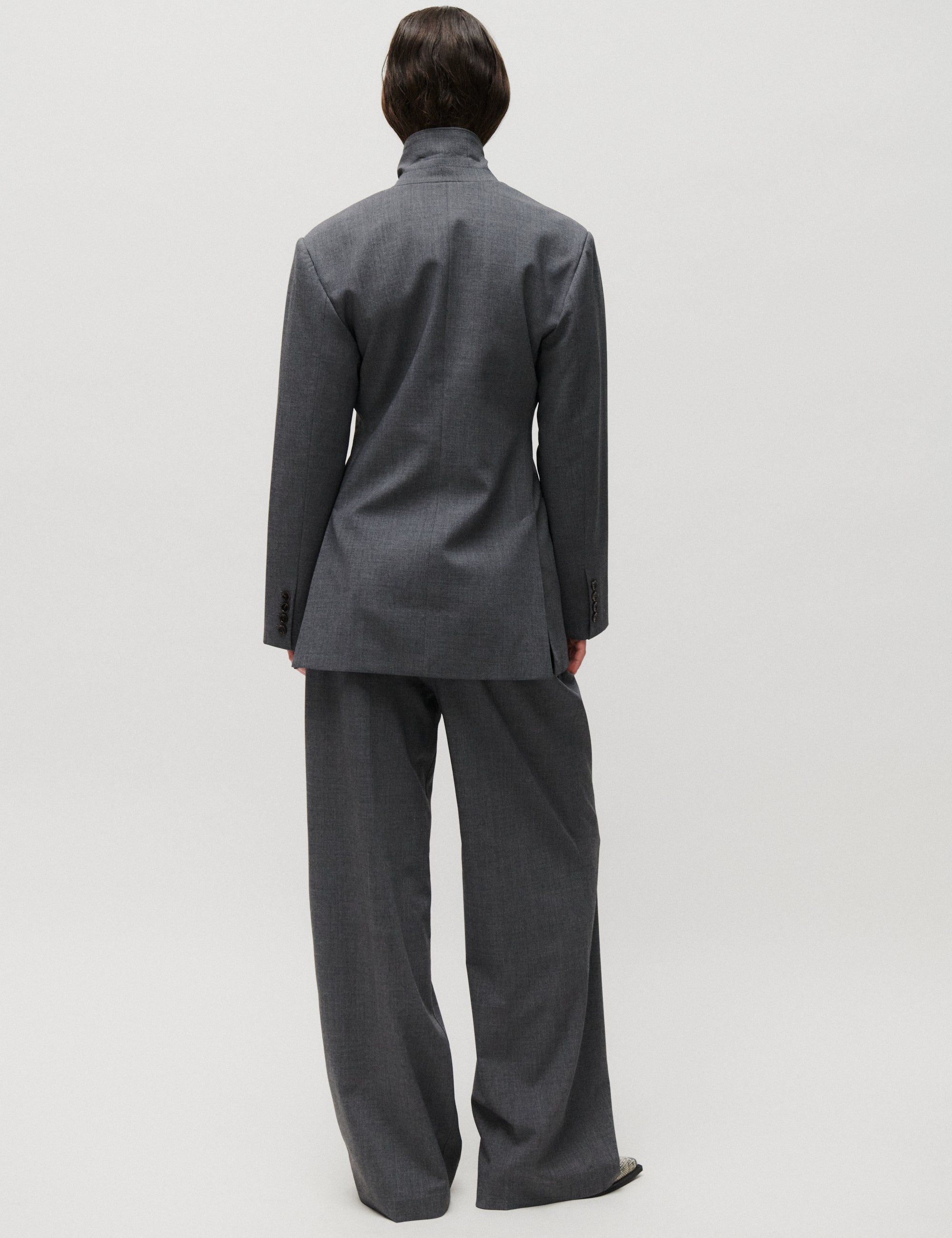 2NDDAY 2NDMille - Melange Suiting - Pants Pants 420129 Light Grey Melange