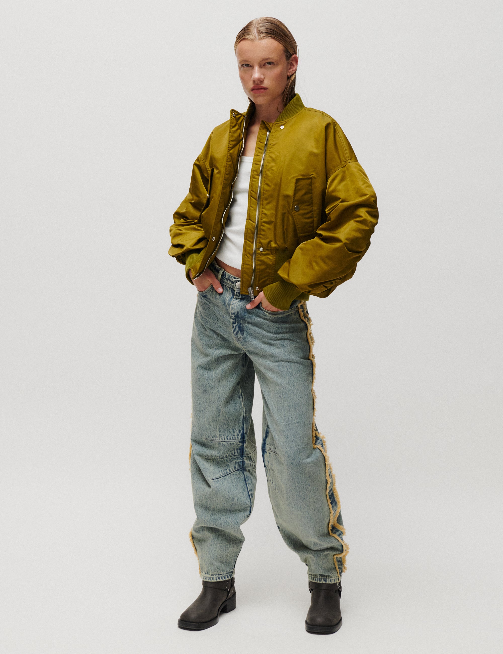 2NDDAY 2NDMir - Heavy Nylon Jacket 180627 Fir Green