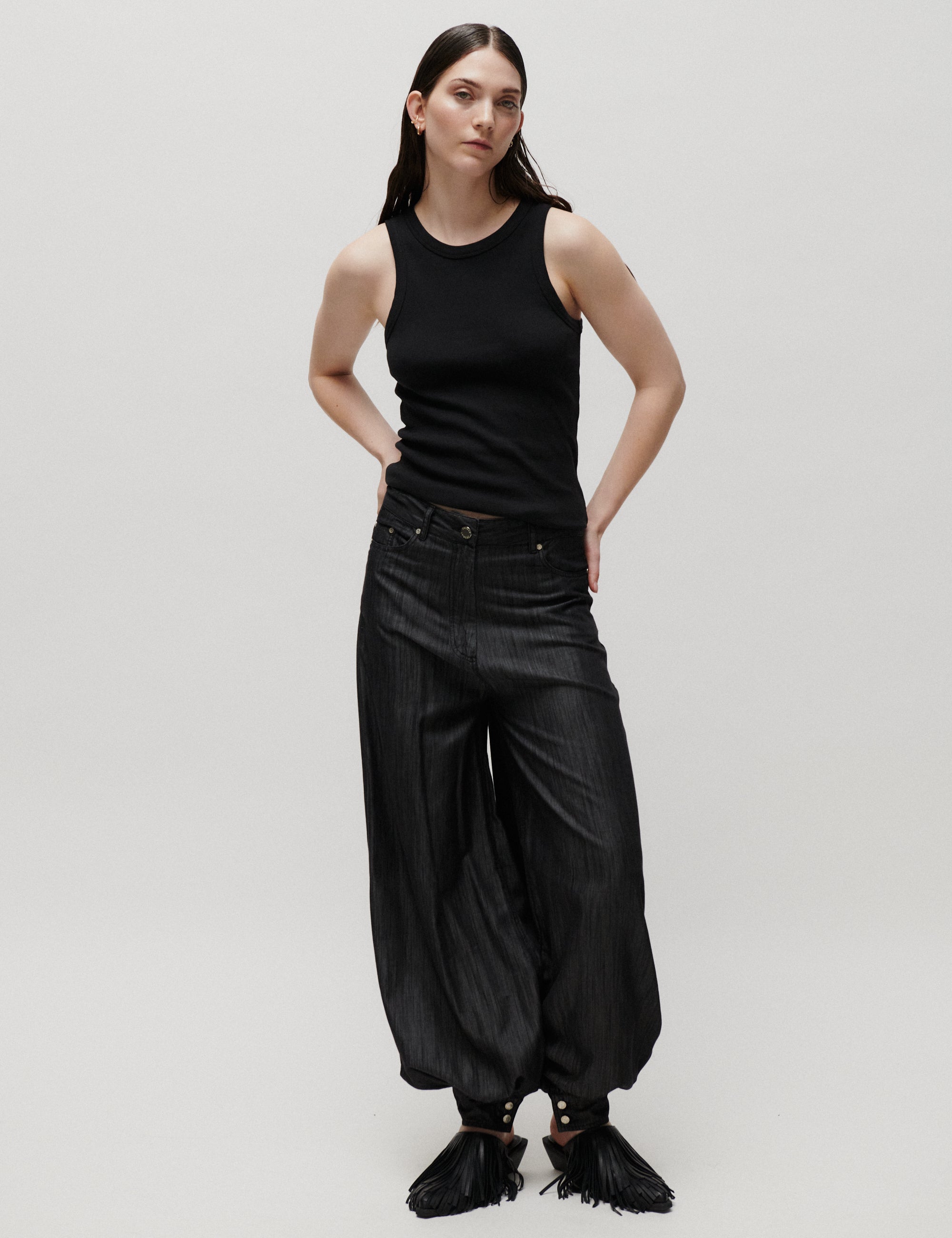 2NDDAY 2NDOllis - Tenca Feel - Pants Pants 190303 Black