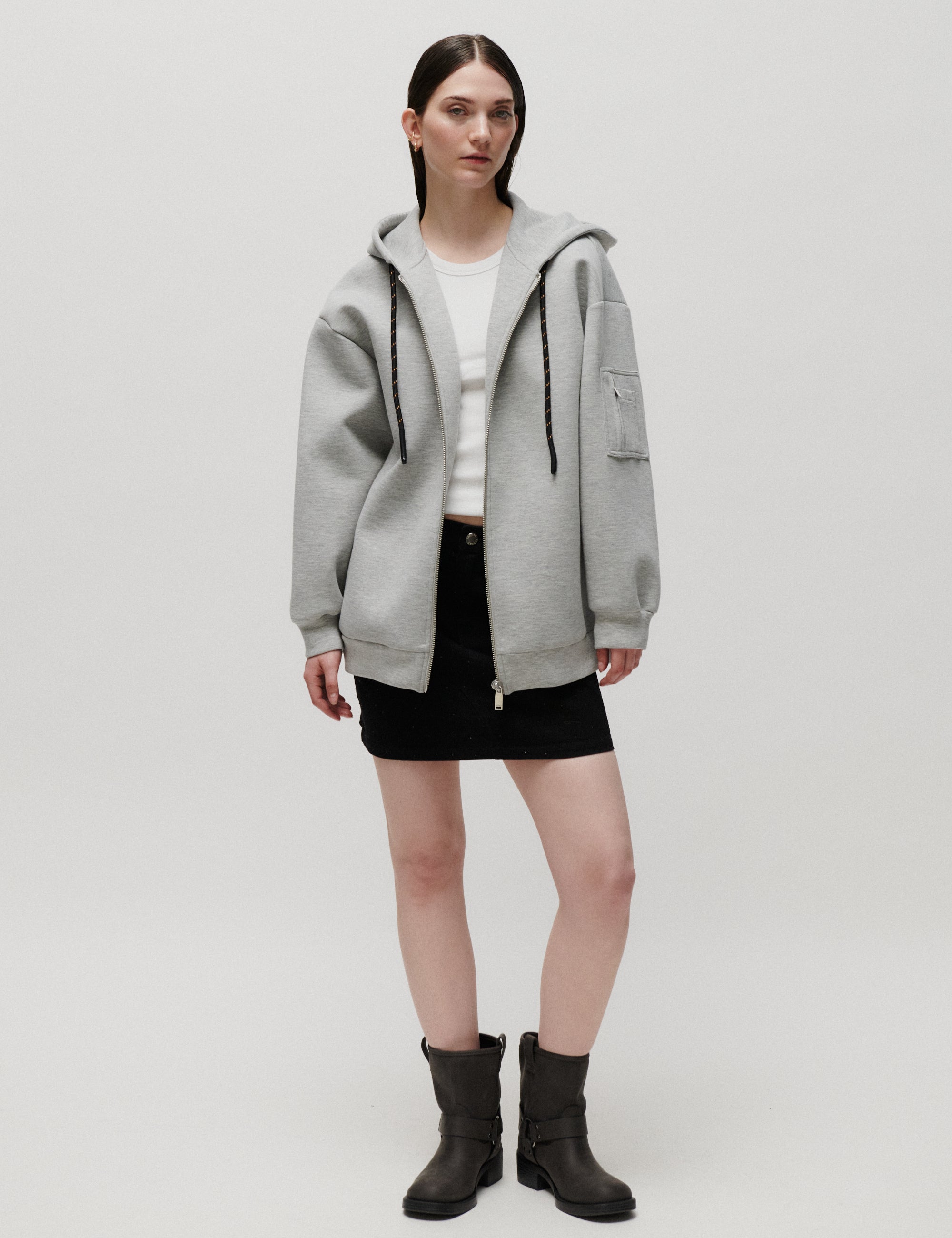 2NDDAY 2NDRedford - Scuba - Hoodie Hoodie DARK GREY MELANGE