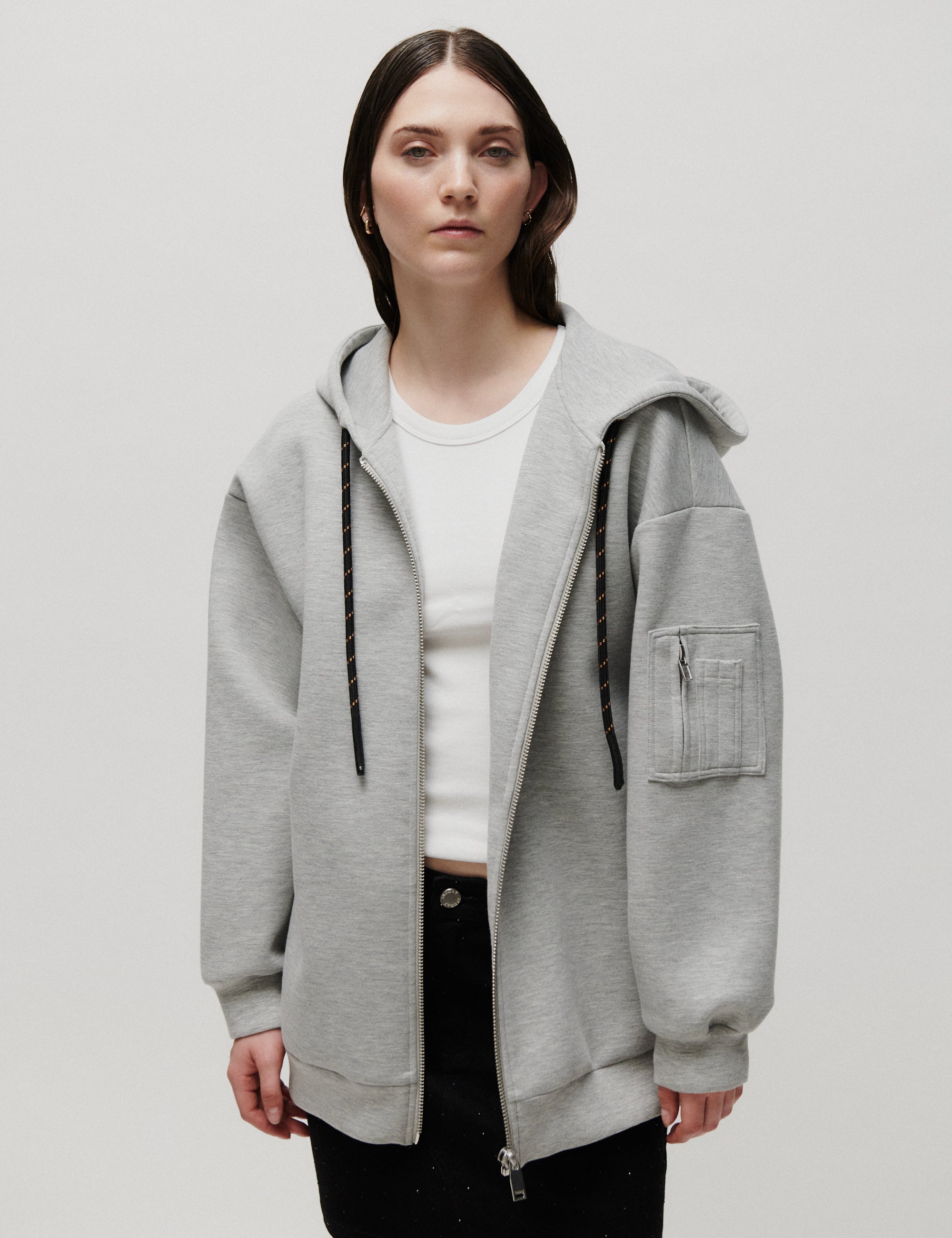 2NDDAY 2NDRedford - Scuba - Hoodie Hoodie DARK GREY MELANGE