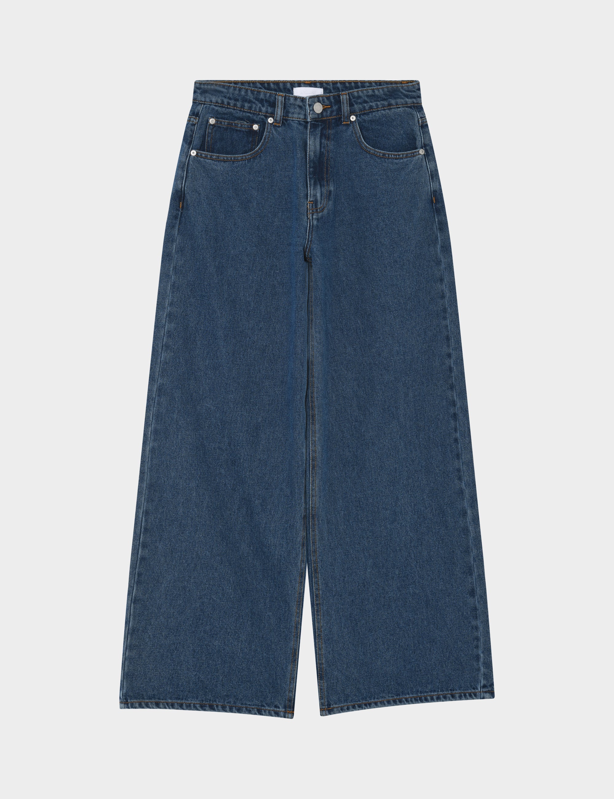 2NDDAY 2NDRoden - Midblue Wash Pants D019 Mid Blue
