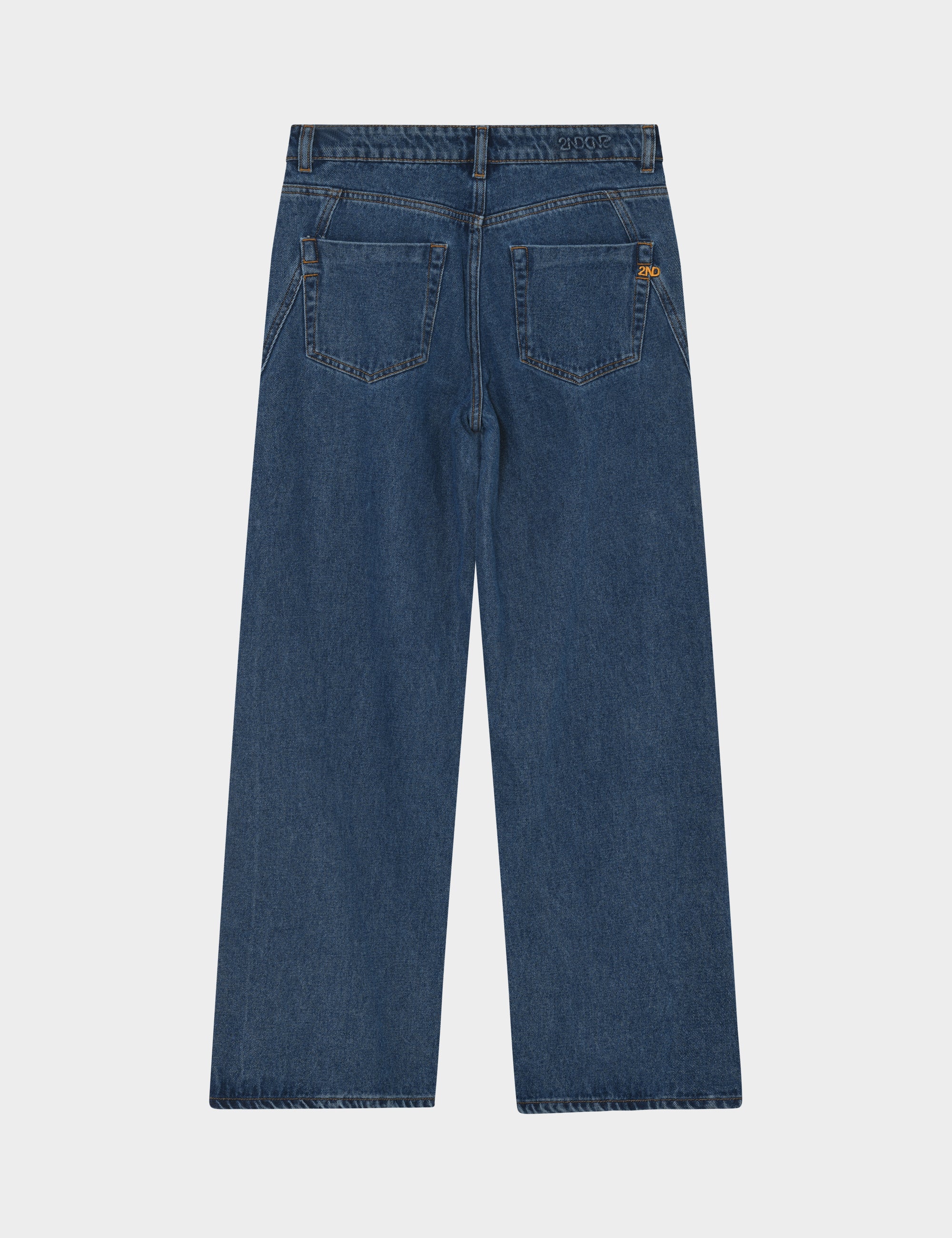 2NDDAY 2NDTyler - Midblue Wash Pants D019 Mid Blue