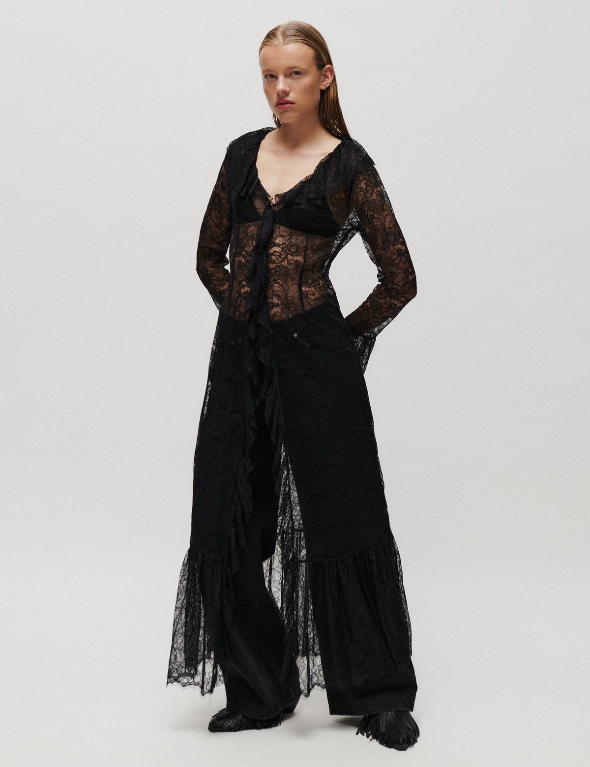 2NDDAY 2NDWilletta - Refined Lace Dress 190303 Black