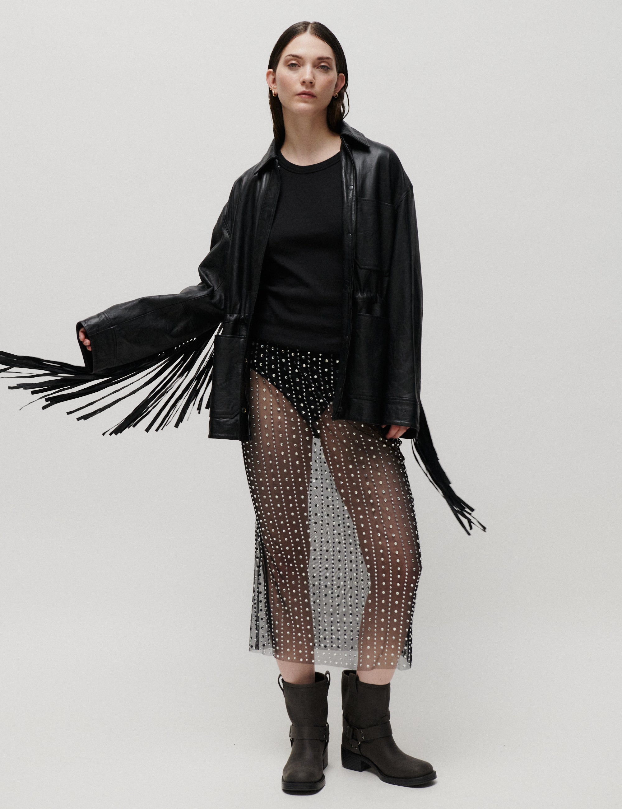 2NDDAY 2NDZona - Frosted Skirt 190303 Black