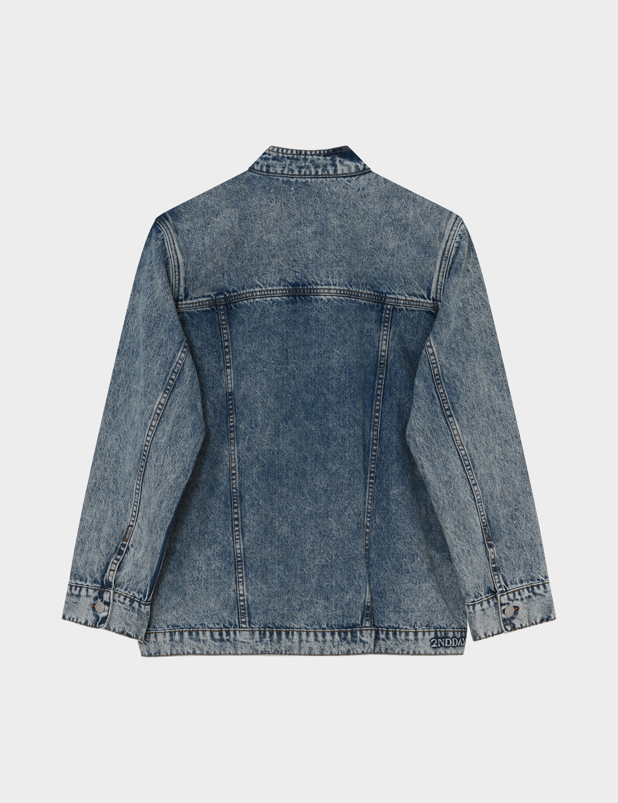 2NDDAY 2ND Alanna - Summer Blue Denim Tops & T-Shirts D019 Mid Blue