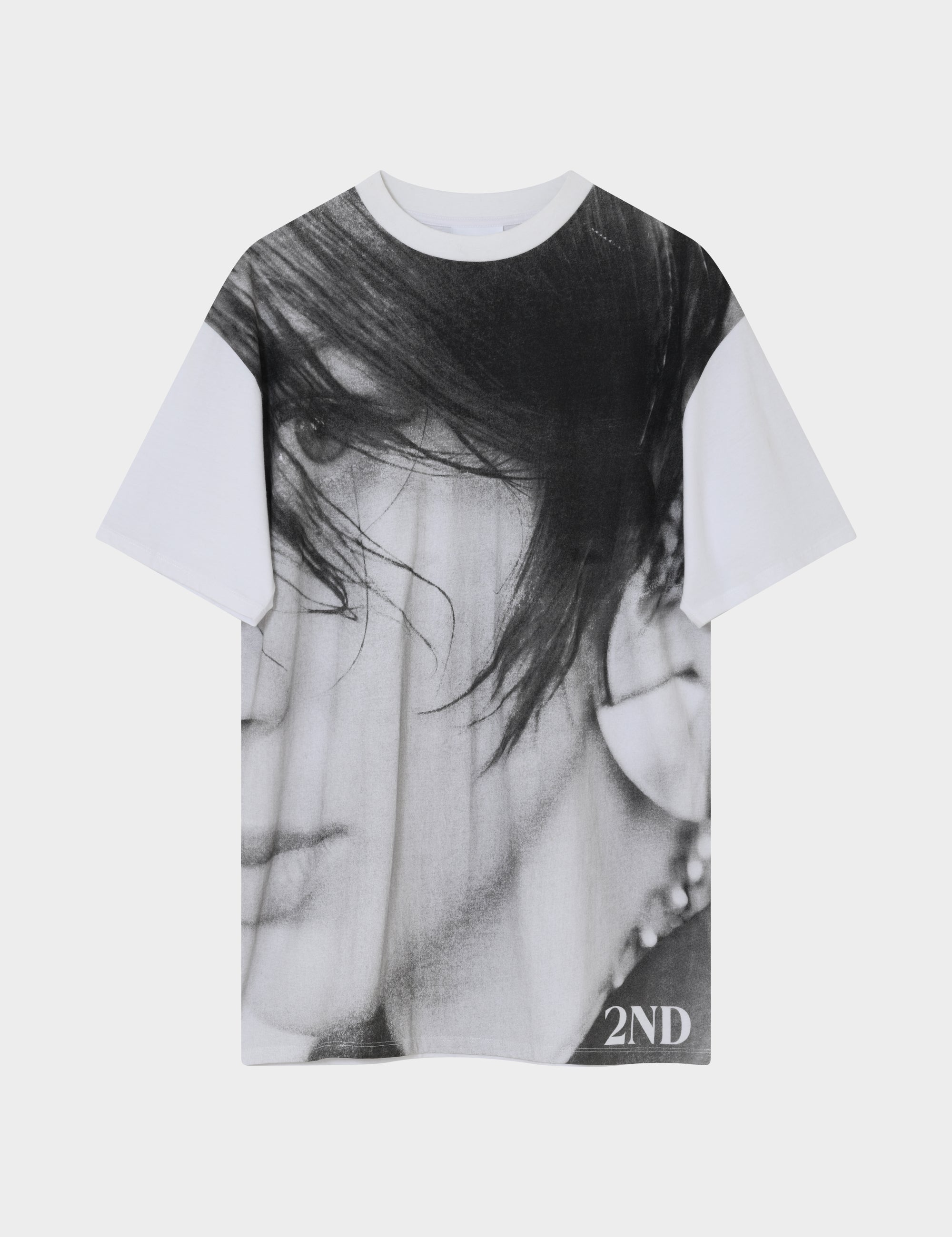 2NDDAY 2ND Aralis TT - Overwashed Jersey - T-shirt T-shirt 11-0601 Bright White