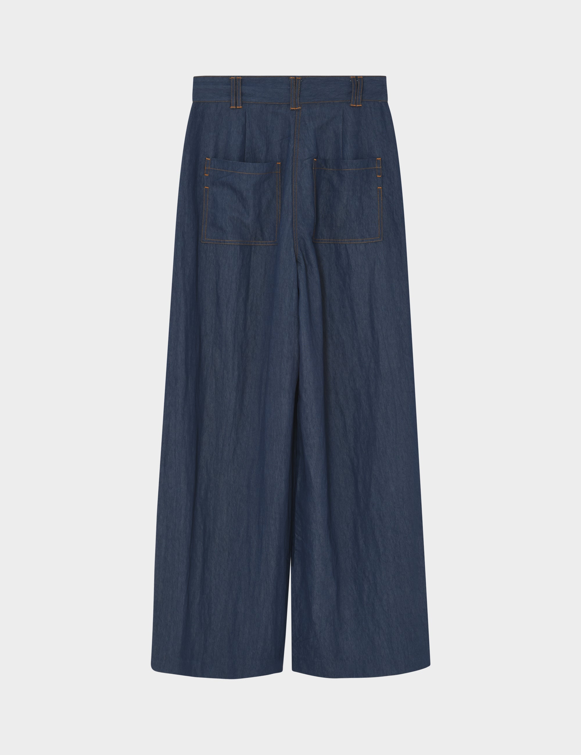 2NDDAY 2ND Blanka -Structure Viscose - Pants Pants 193864 Mazarine Blue