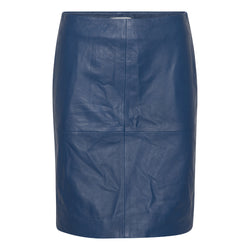 2NDDAY 2ND Cecilia - Classic Leather Skirt 194026 ENSIGN BLUE
